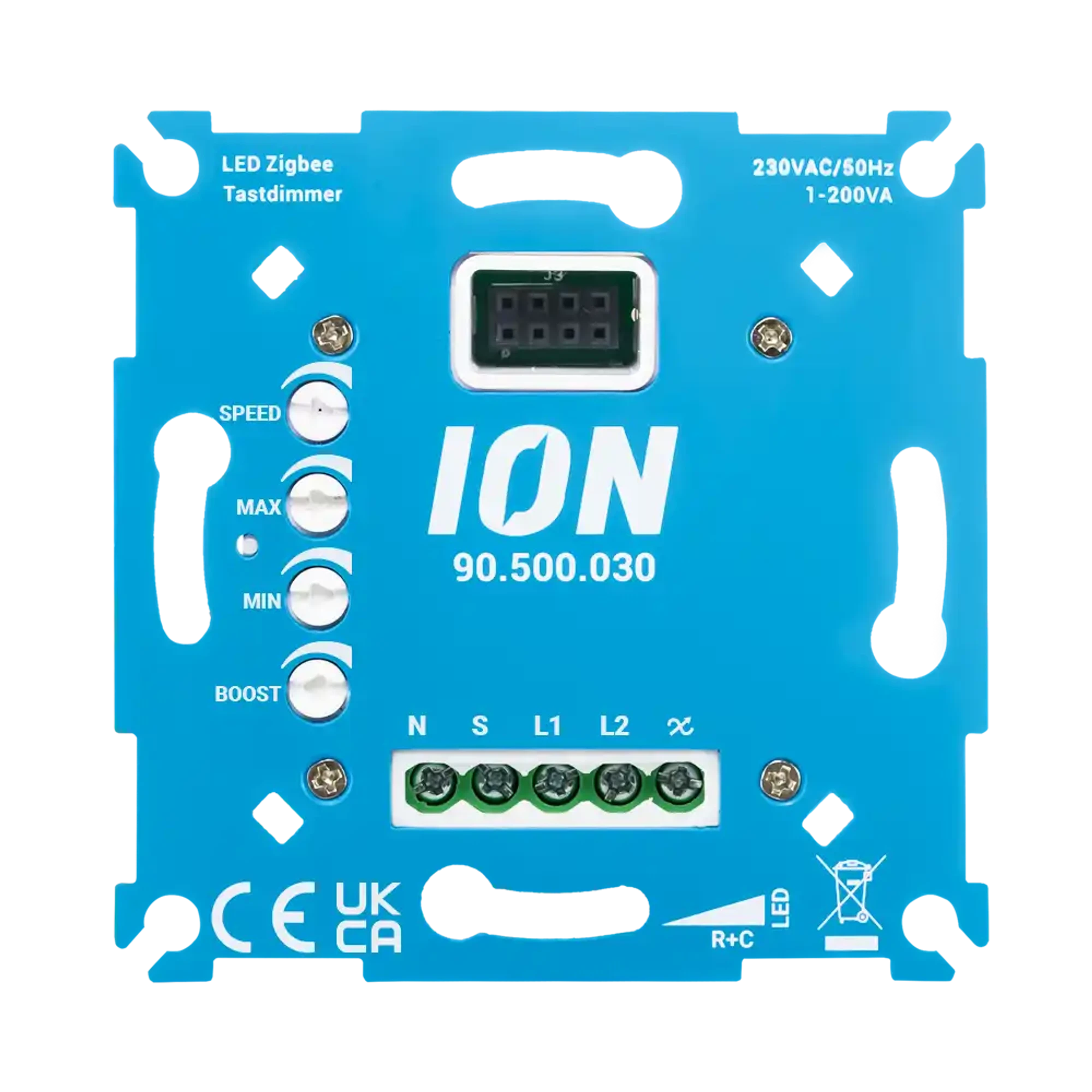 ION INDUSTRIES 90.500.030 LED Zigbee Touch Dimmer 200 Watt (img_001)