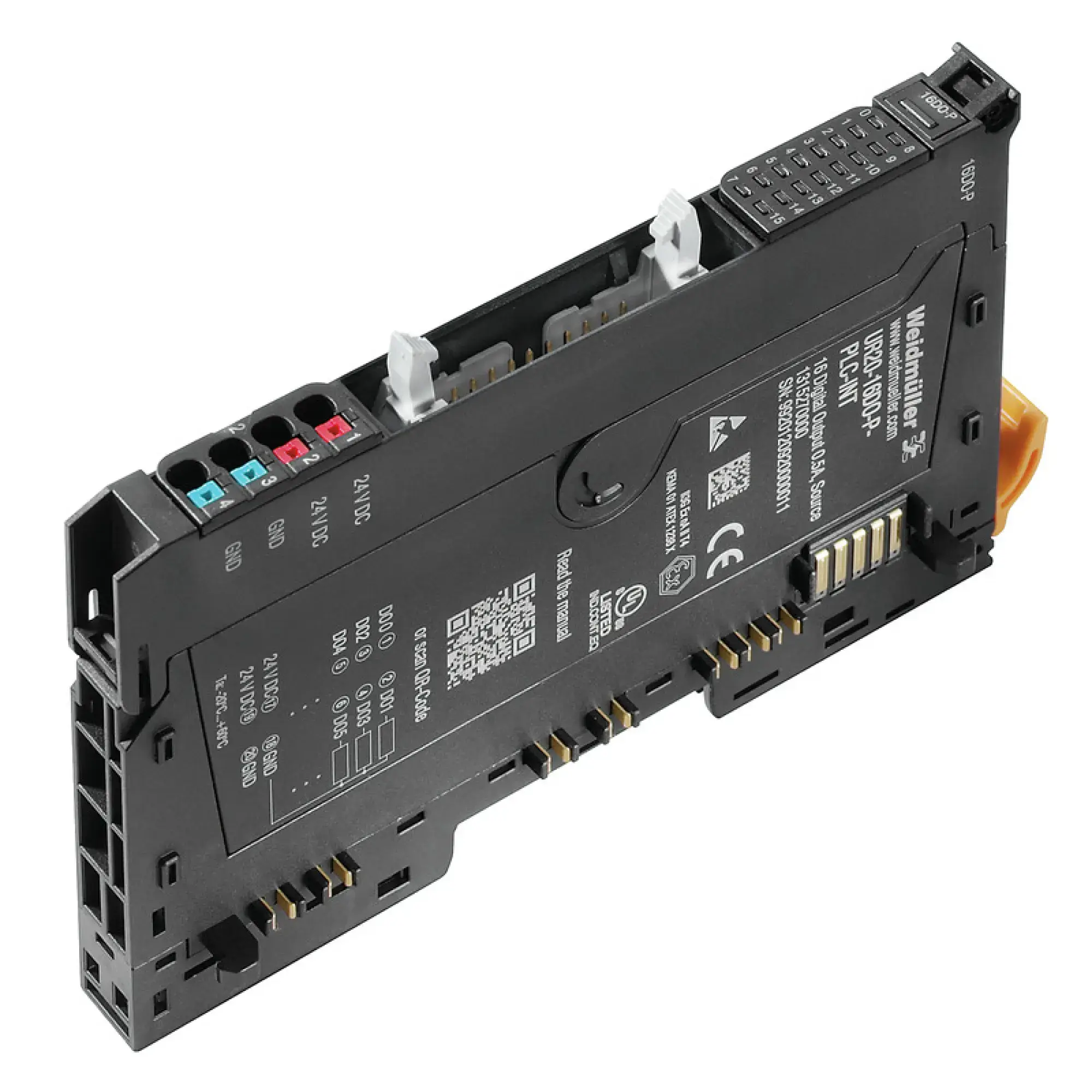 Weidmüller 1315270000 Digital output module (I/O), Special module, PUSH IN, 24 V DC +20 %/ -15 %, via the system bus, -20 °C ... +60 °C (img_001)