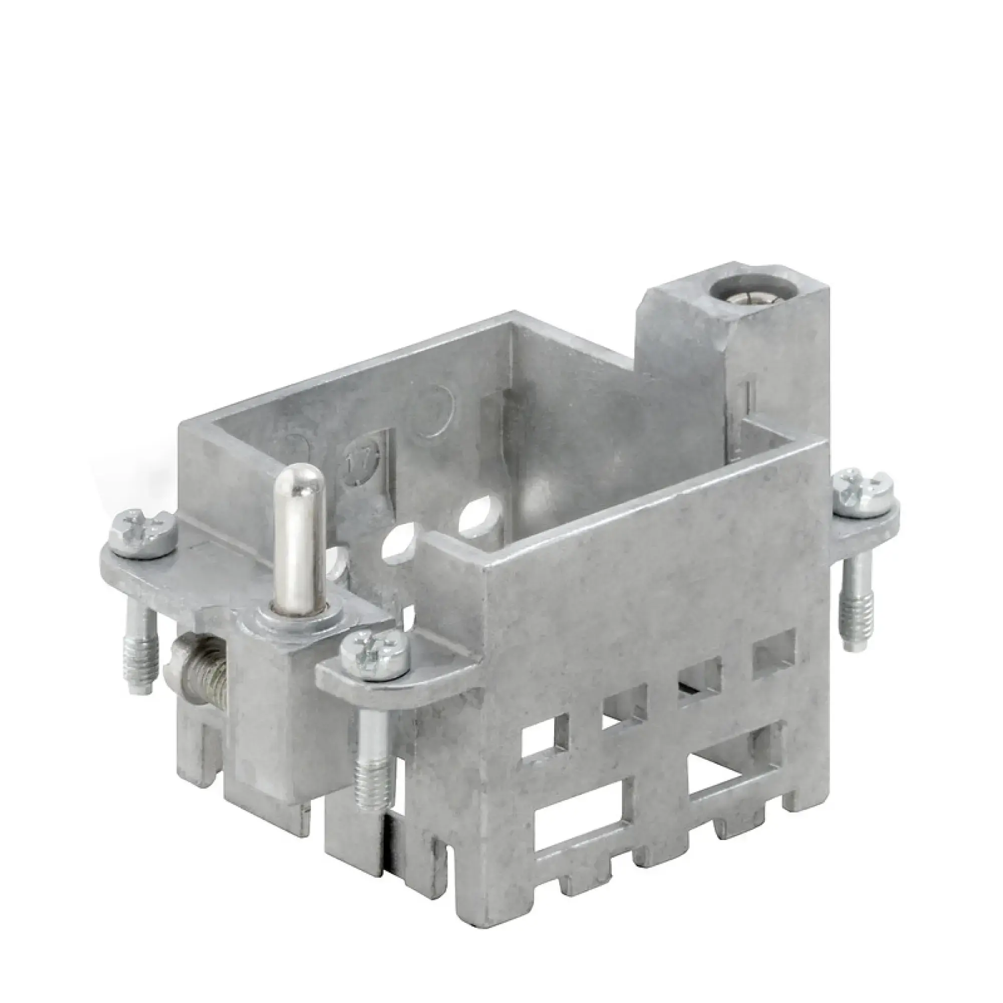 Weidmüller 1428920000 Frame for industrial connector, Series: ModuPlug, Size: 3, Number of slots: 2, Diecast zinc (img_001)
