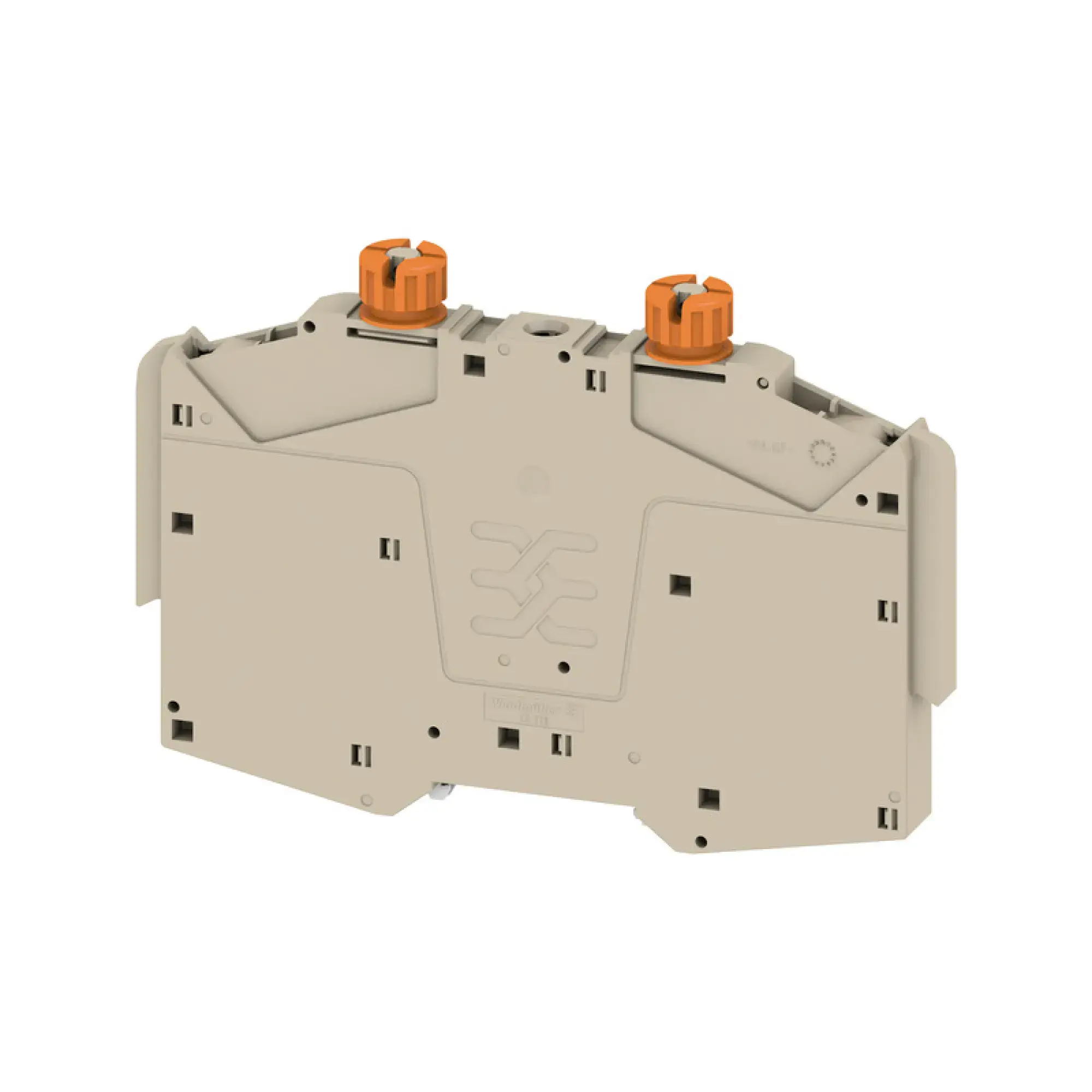 Weidmüller 2710150000 End bracket, dark beige, TS 35, V-0, Wemid, Width: 12 mm, 130 °C (img_001)