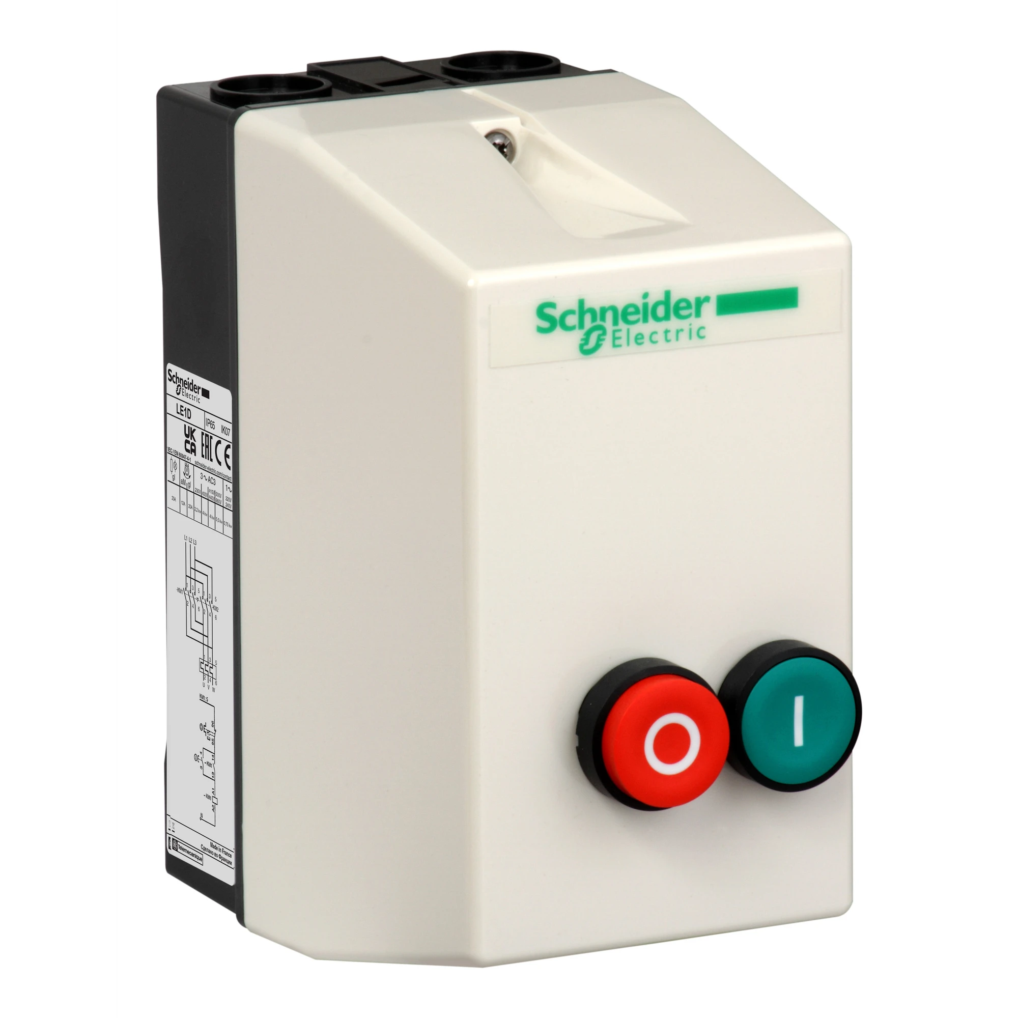Schneider Electric LE1D09F7 Enclosed Direct Starter, TeSys LE1-D, 9A, Coil 110V AC (img_001)