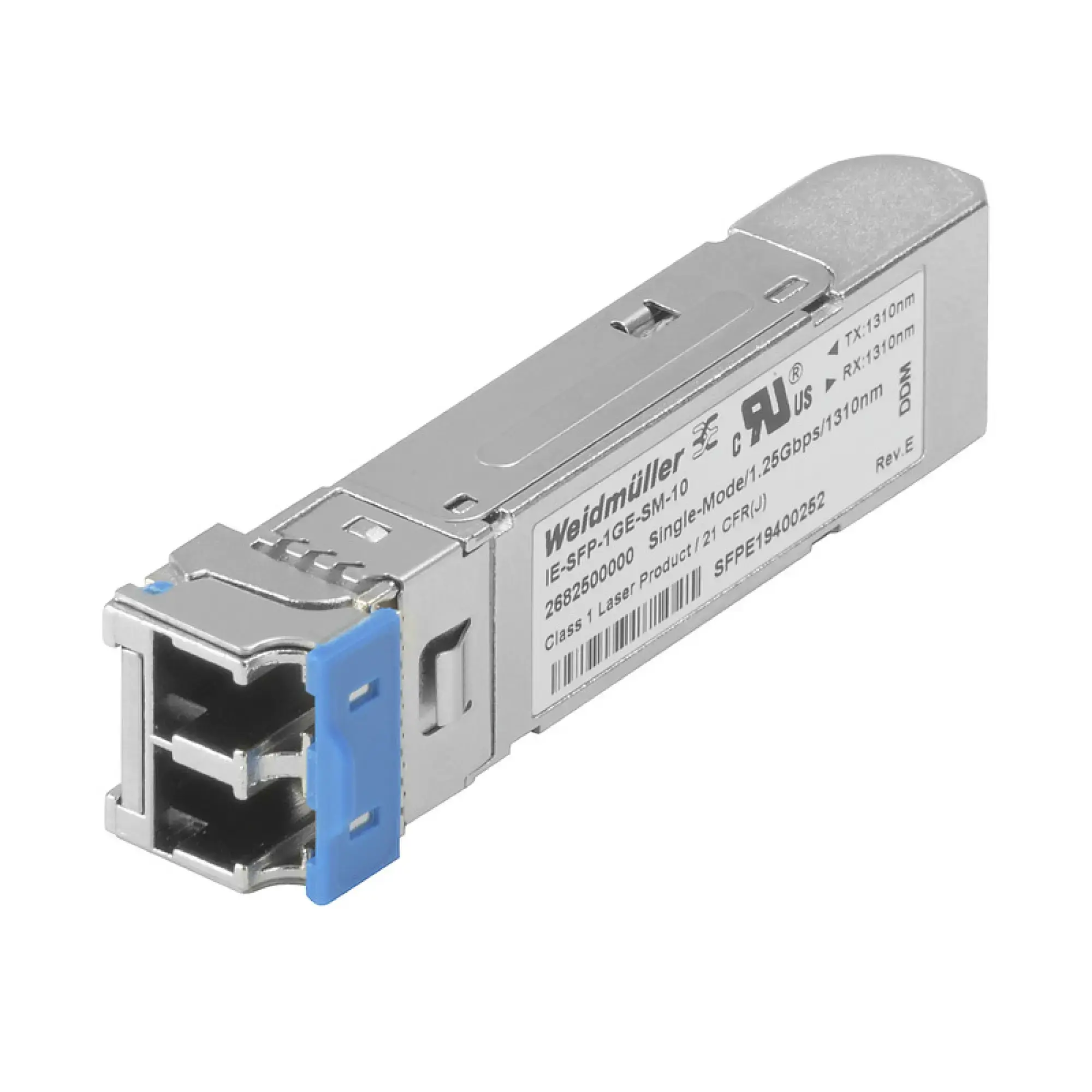 Weidmüller 2779130000 SFP transceiver, 10 Gbps, Singlemode, LC-Duplex, 40 km, -40 °C-85 °C (img_001)
