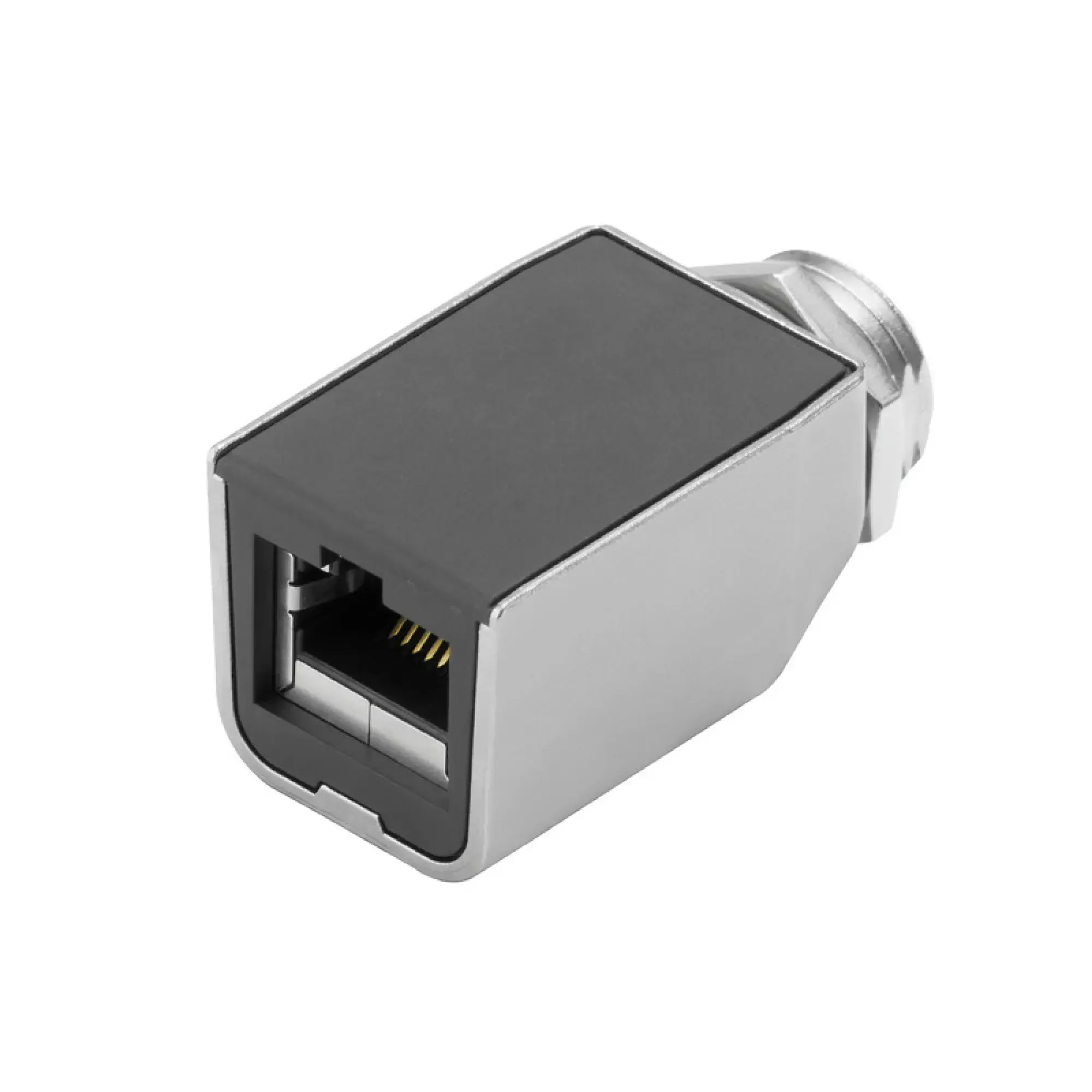 Weidmüller 1400620000 RJ45 plug adapter, IP67, Connection 1: RJ45, Connection 2: M12, Shielding: 360° shield contact (img_001)