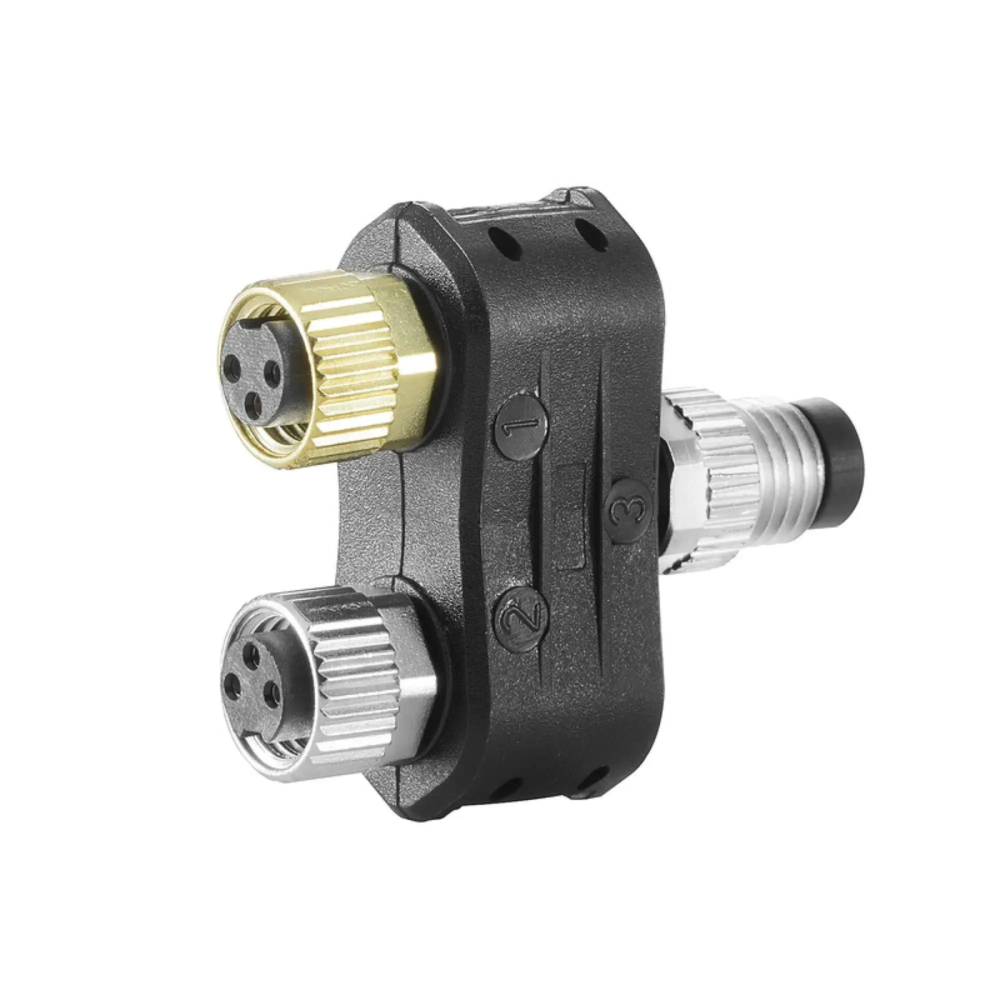 Weidmüller 1524720000 Sensor-actuator adaptor, Number of poles: 4, Coding: M8 = none, M8 / M8, 24 V (img_001)