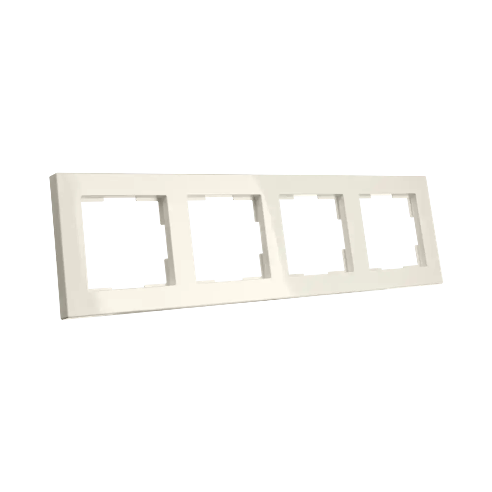 ION INDUSTRIES 80.300.414 4-gang cover frame V1 Alpine White (img_003)