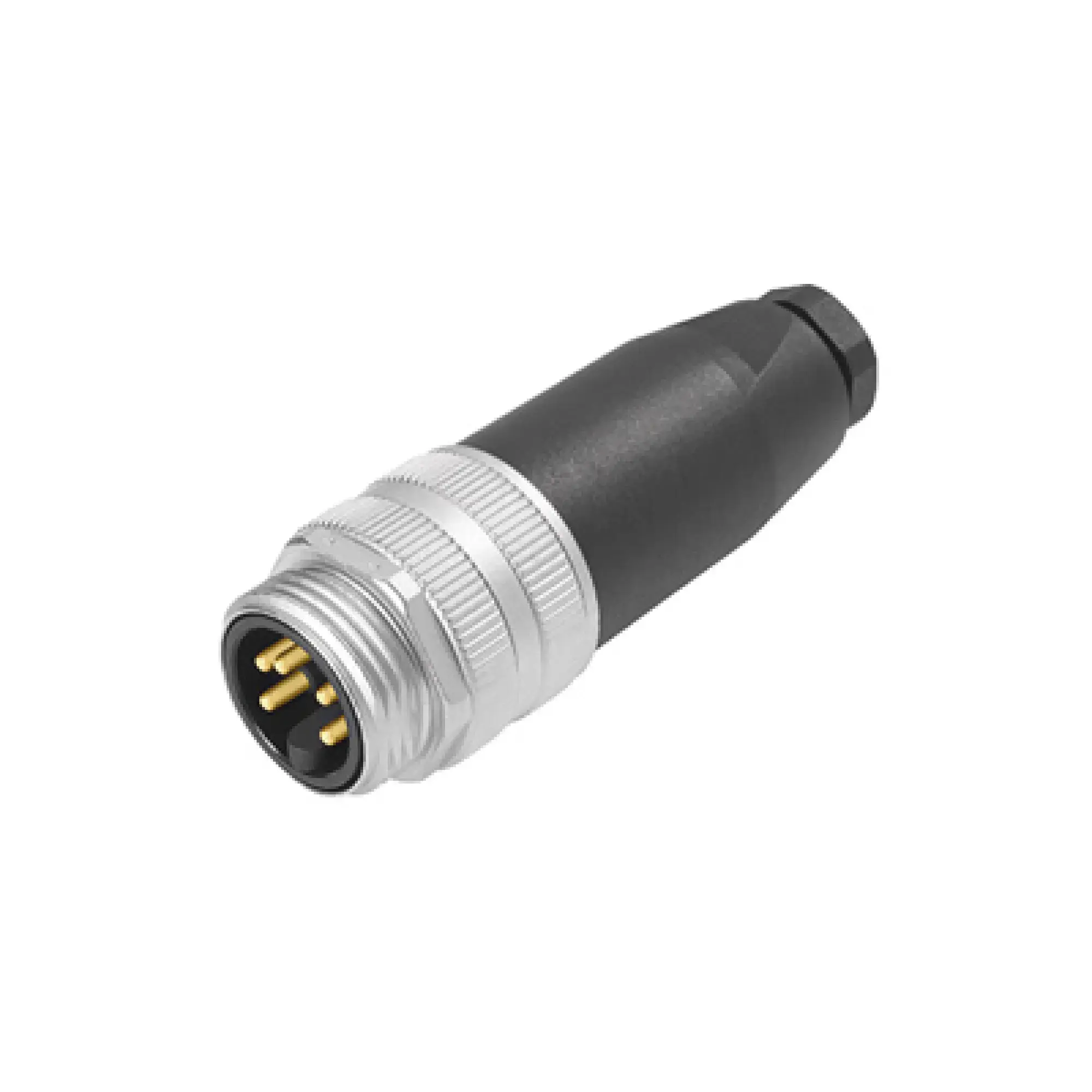 Weidmüller 1291870000 Round plug (field customisable), 7/8", none, pin, straight, Screw connection, Number of poles: 3, IP67, Shield connection: No (img_001)