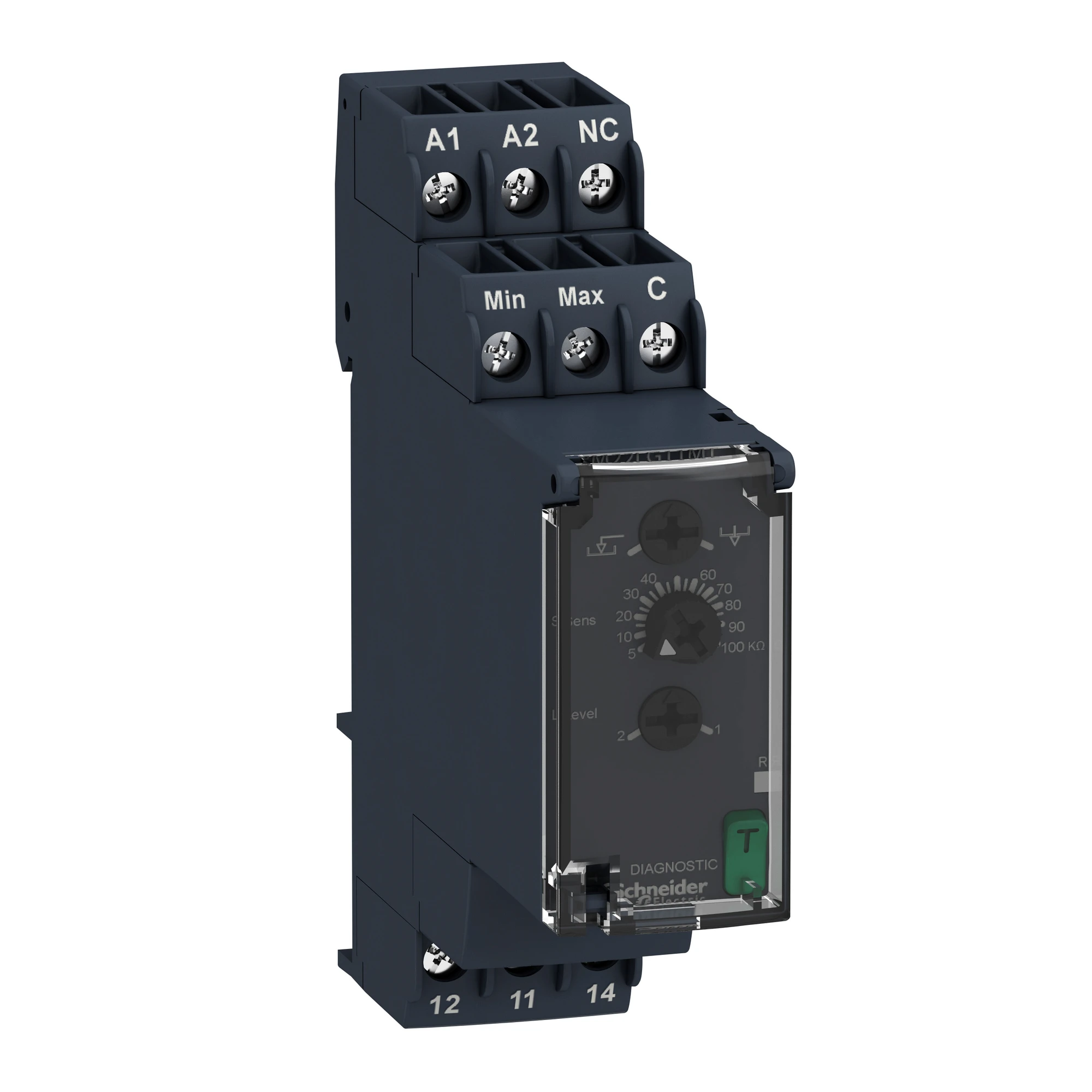 Schneider Electric RM22LG11MT Level relay, 5 k-100 kOhm, 380-415 VAC, 1 W (img_001)