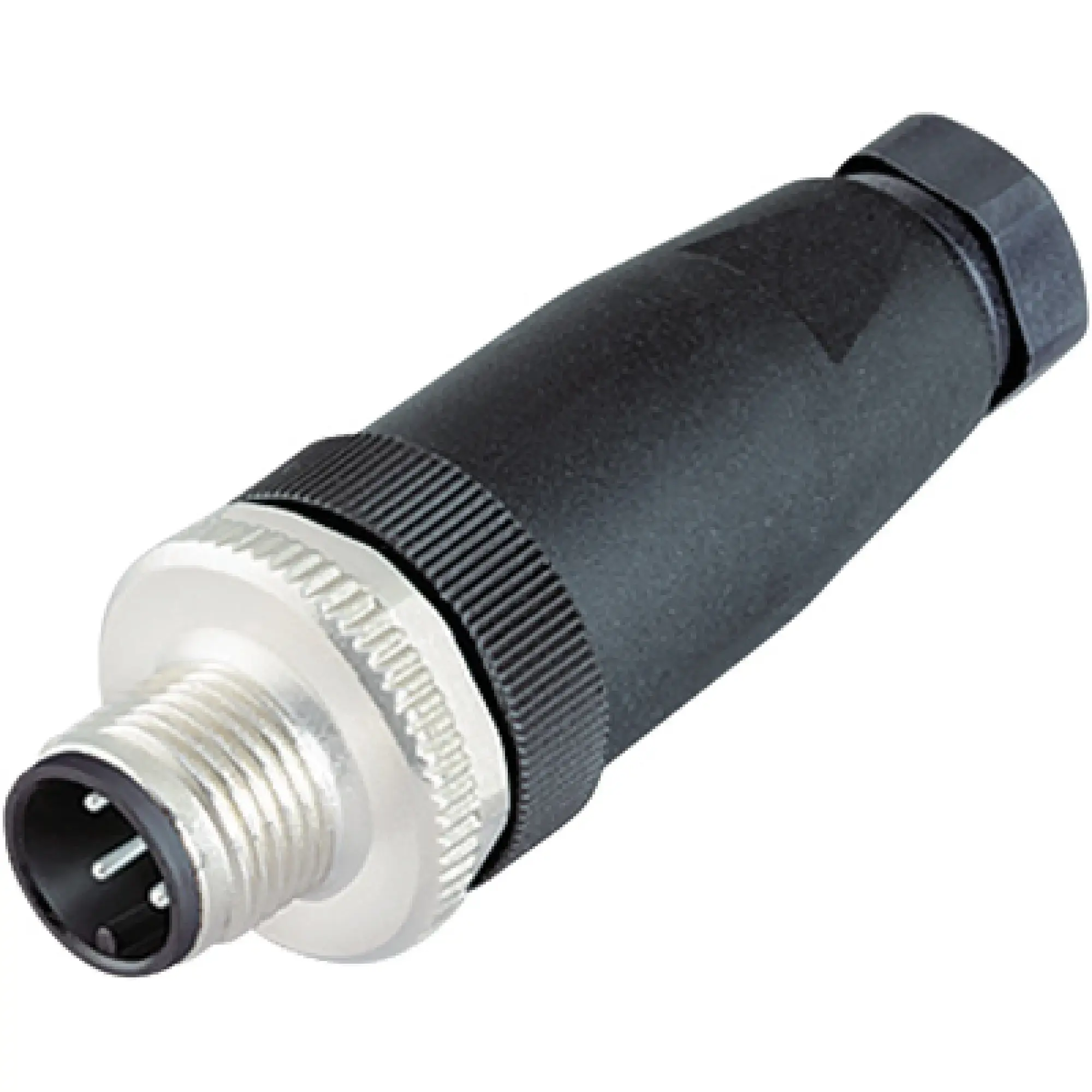 Weidmüller 1044700000 Round plug (field customisable), M12, A-coded, pin, straight, Tension-clamp connection, Number of poles: 5, IP67, Shield connection: No (img_001)