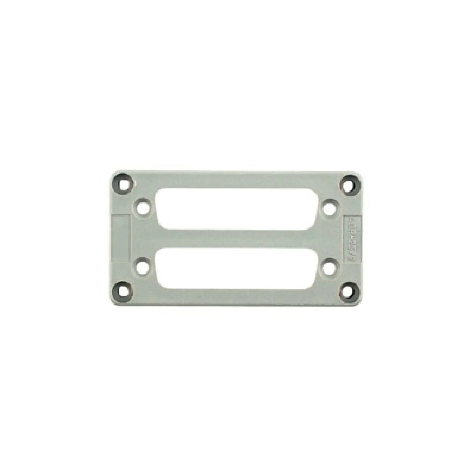 Weidmüller 1666230000 Adapter plate (industrial connector), Plastic, Colour: grey, Size: 4 (img_001)