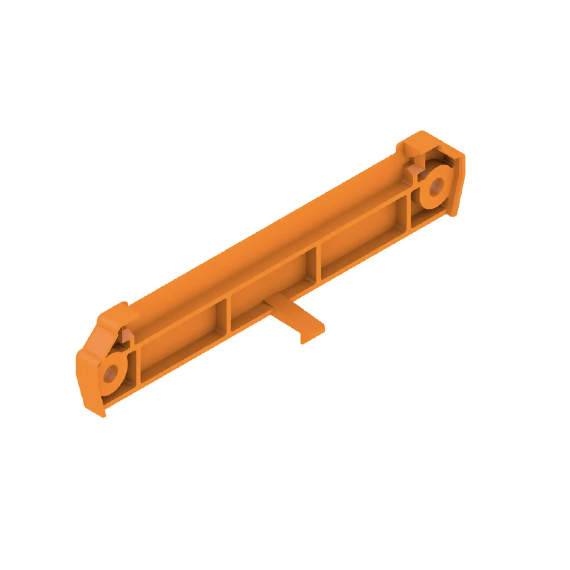 Weidmüller 1324260000 End plate (Profile housing), Width: 12.3 , IP20 in installed state, PA 66, orange (img_001)