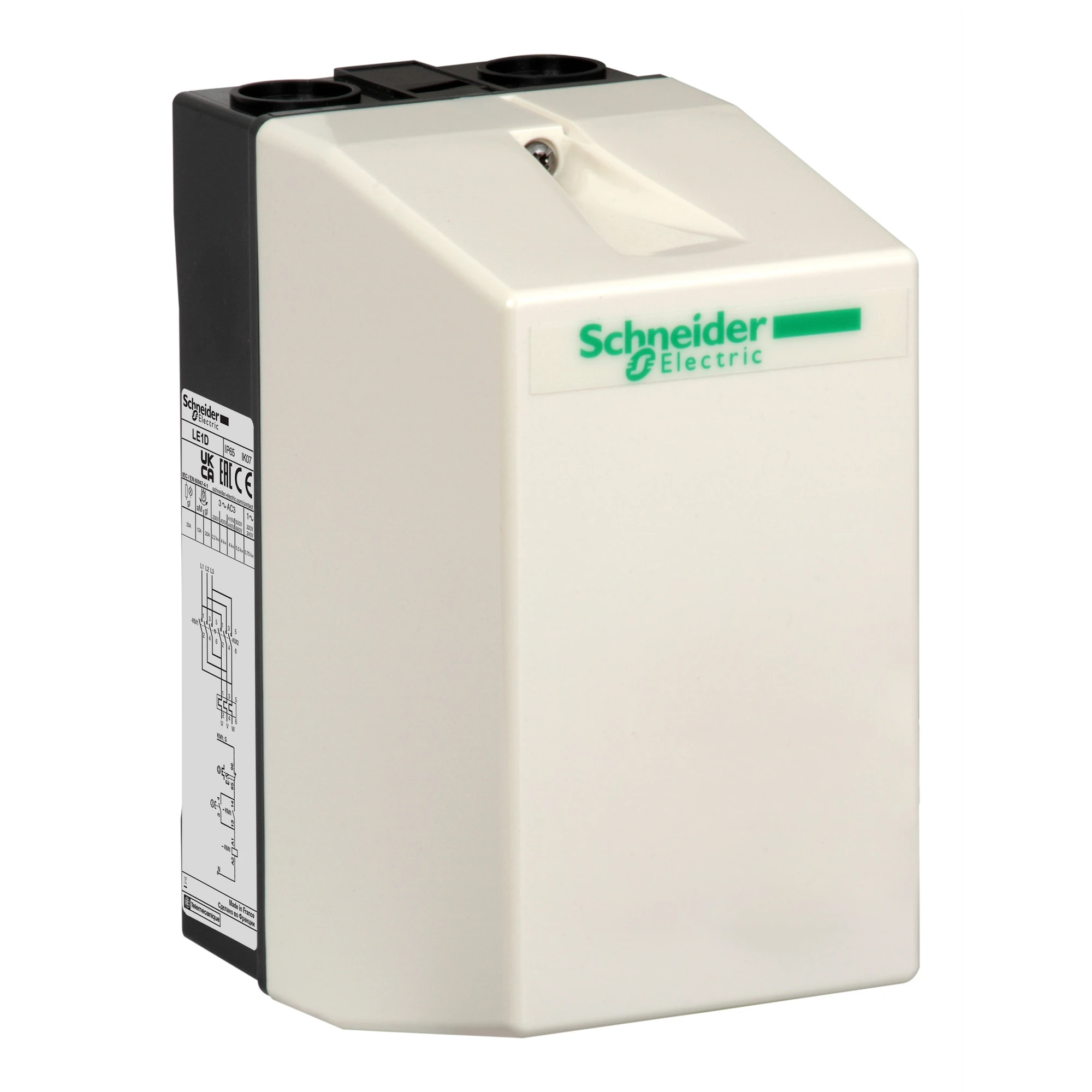 Schneider Electric LE1D12P7A04 Enclosed direct-on-line starter, TeSys LE1-D, 12A, coil 230V AC (img_001)