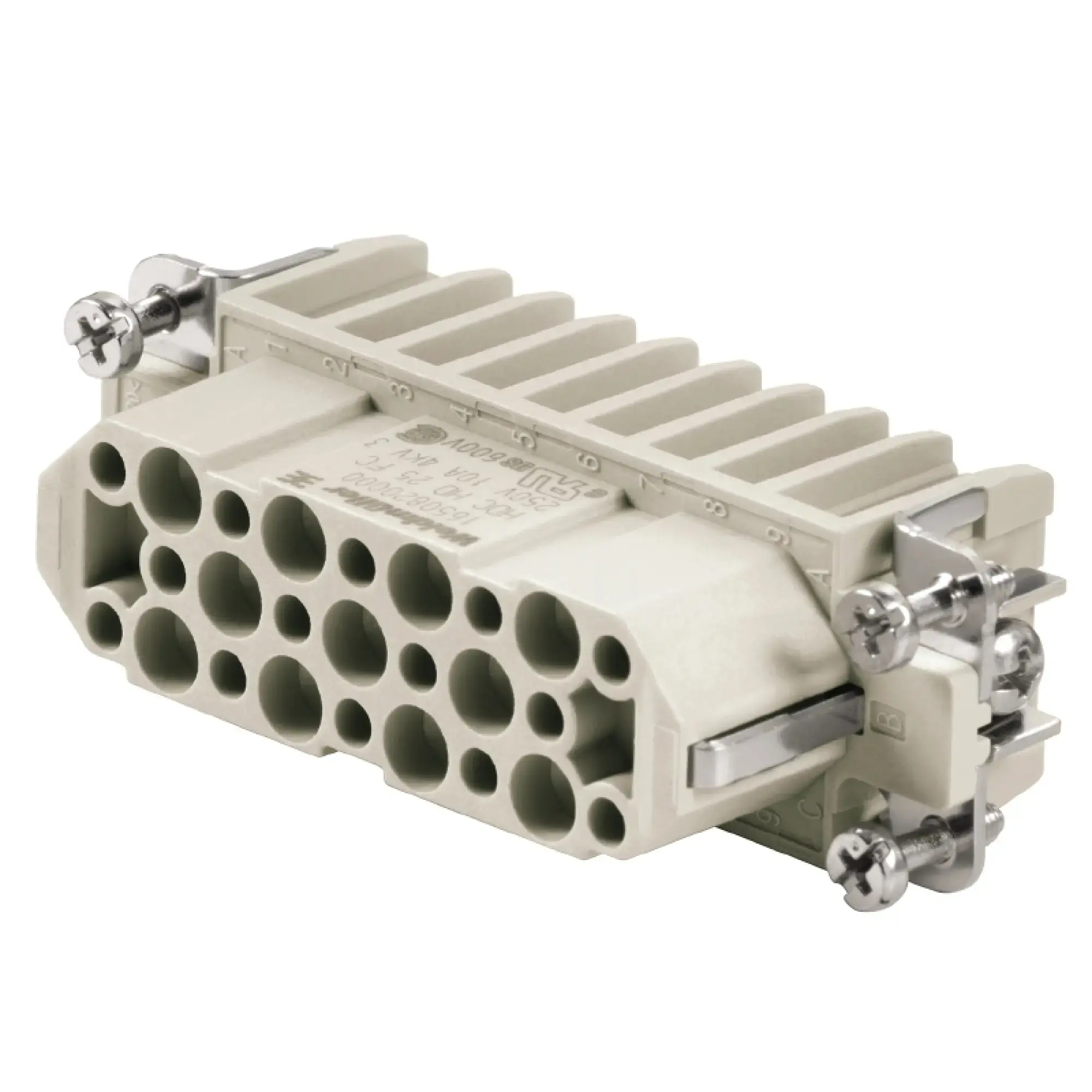 Weidmüller 1023050000 Contact insert (industry plug-in connectors), Female, 250 V, 10 A, Number of poles: 25, Crimp connection, Size: 5, 7 (img_001)
