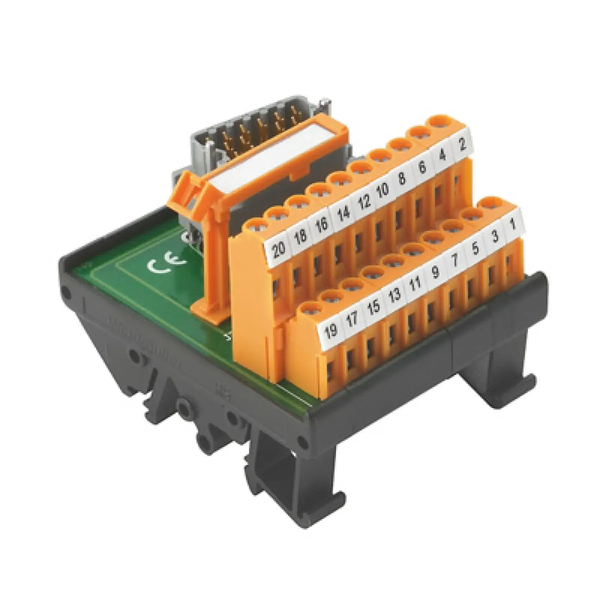 Weidmüller 1126650000 Interface module with terminal, connector, ELCO plug-in connector, 38-pole plug, LP2N 5.08mm, 38 P, Screw connection (img_001)