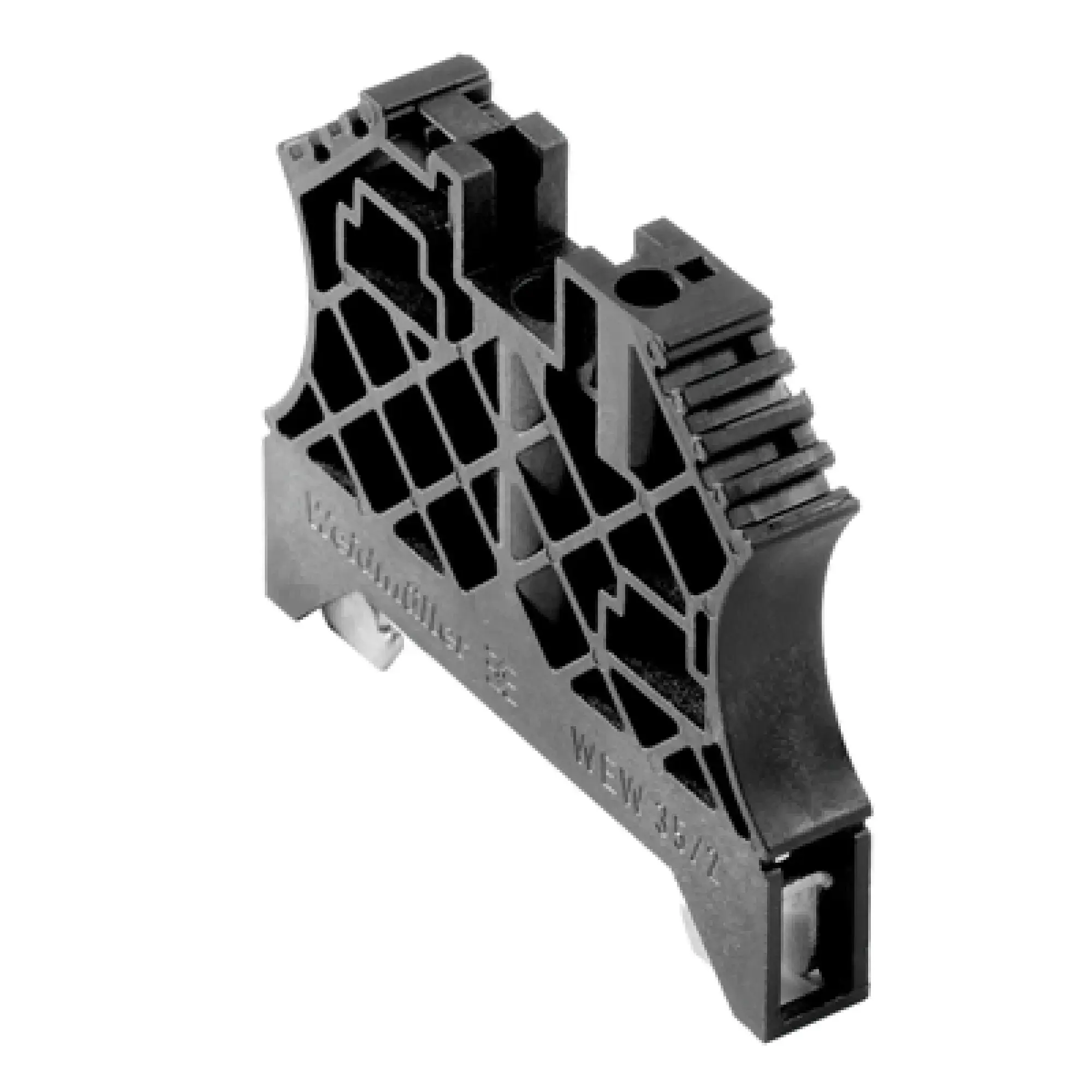 Weidmüller 1061210000 End bracket, black, TS 35, V-2, Wemid, Width: 8 mm, 100 °C (img_001)