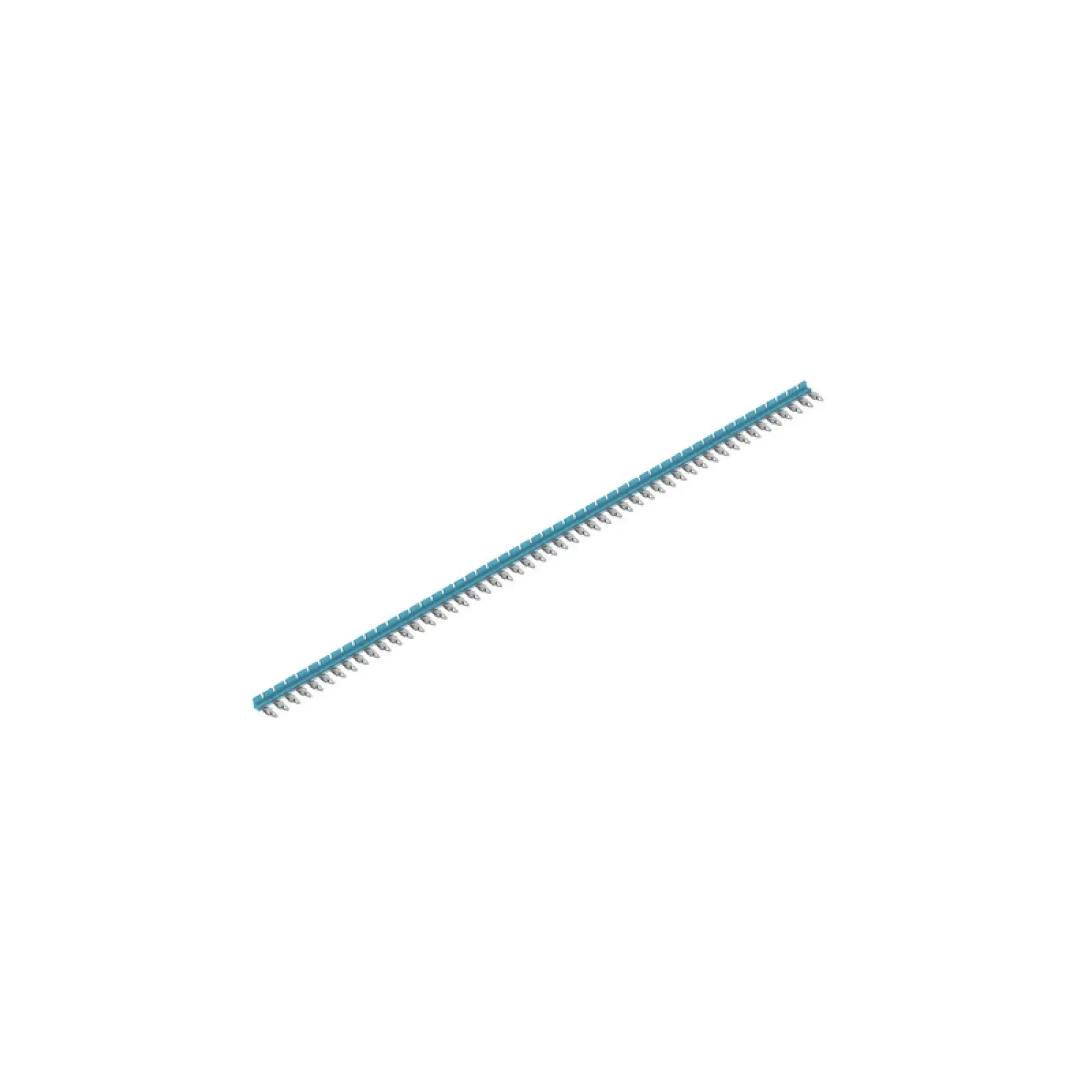 Weidmüller 2556450000 Cross-connector (relay), blue, 17.5 A, can be cut to length, Number of poles: 51, Pitch in mm: 6.40 (img_001)