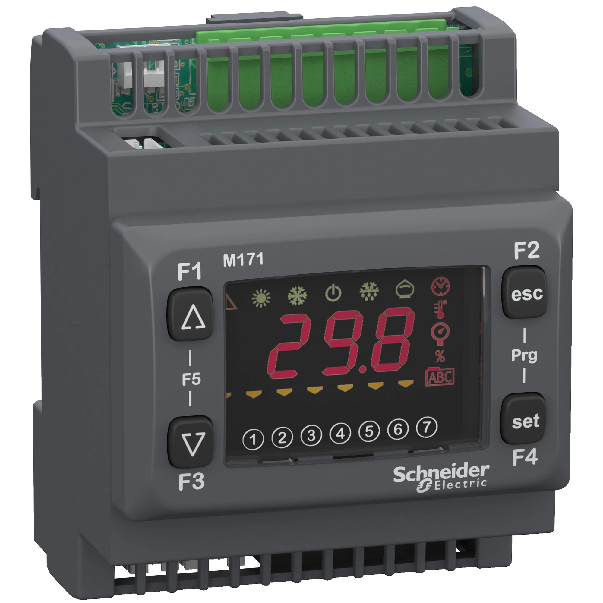 Schneider Electric TM171ODM22S PLC control, Modicon M171 Optimized, display, 22 I/O, Modbus, 12 VAC to 24 VAC (img_001)