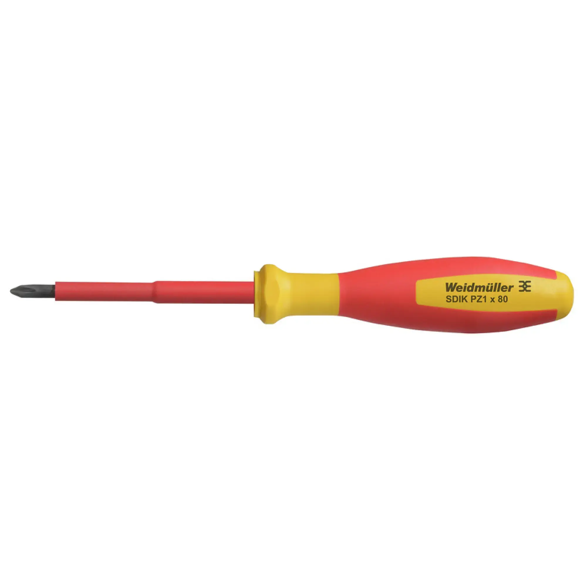 Weidmüller 2749920000 Crosshead screwdriver, Form: Pozidrive, round, Size: 1, Blade length: 80 mm (img_001)
