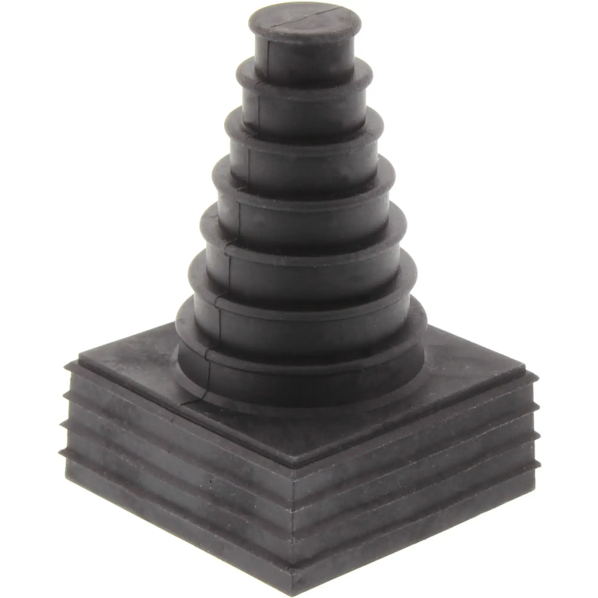 Weidmüller 2583500000 Slotted cable grommet (Cable entries system), 7 mm, 24 mm, -40 °C, 120 °C, TPE, Deep black (img_001)