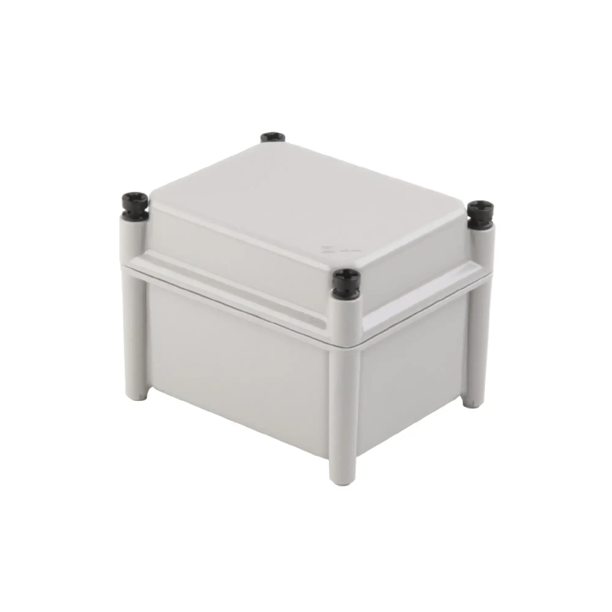 Weidmüller 0360100000 Plastic housing, TBF (polyester empty enclosure), 151 x 186 x 140 mm, Gland plates: , Glass fibre-reinforced polyester, untreated, Light Grey (img_001)