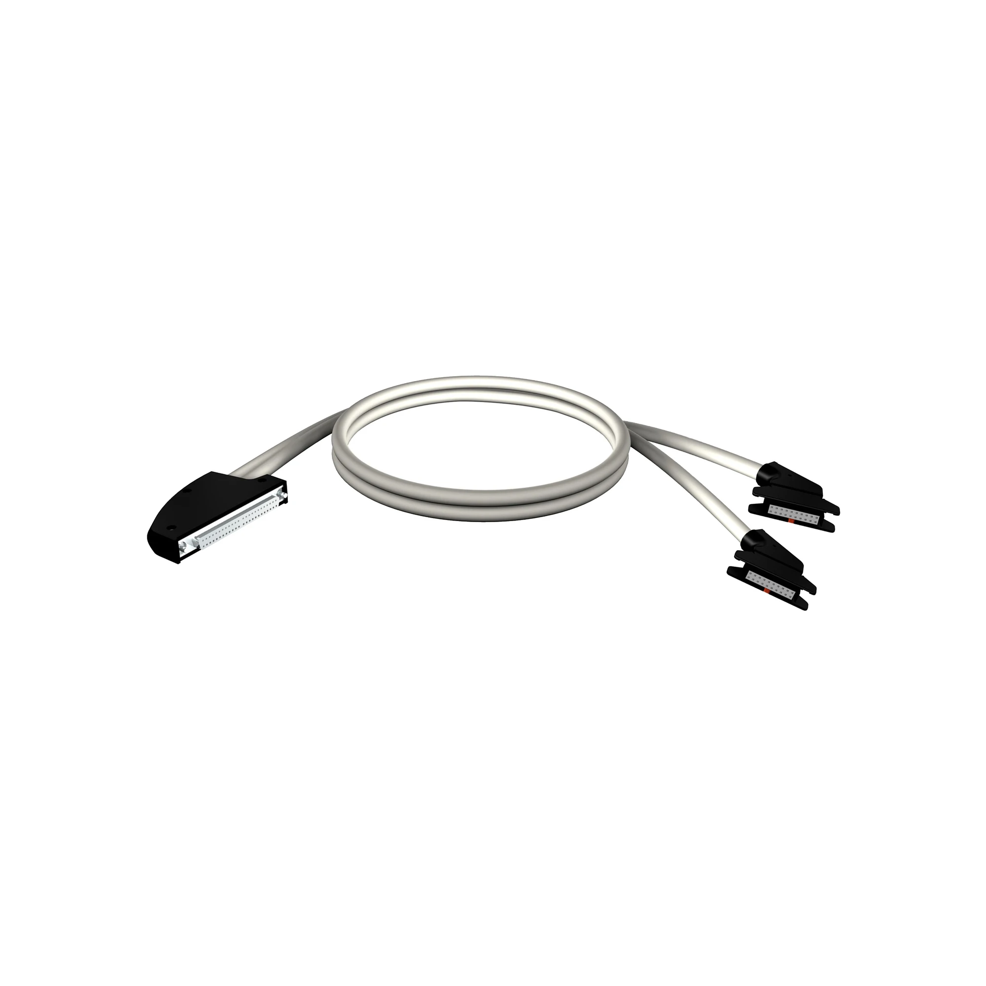 Schneider Electric BMXFCC103 Cable Set, 40-Way Terminal Block, 2 x HE10 Connector, for M340 I/O, 1m (img_001)