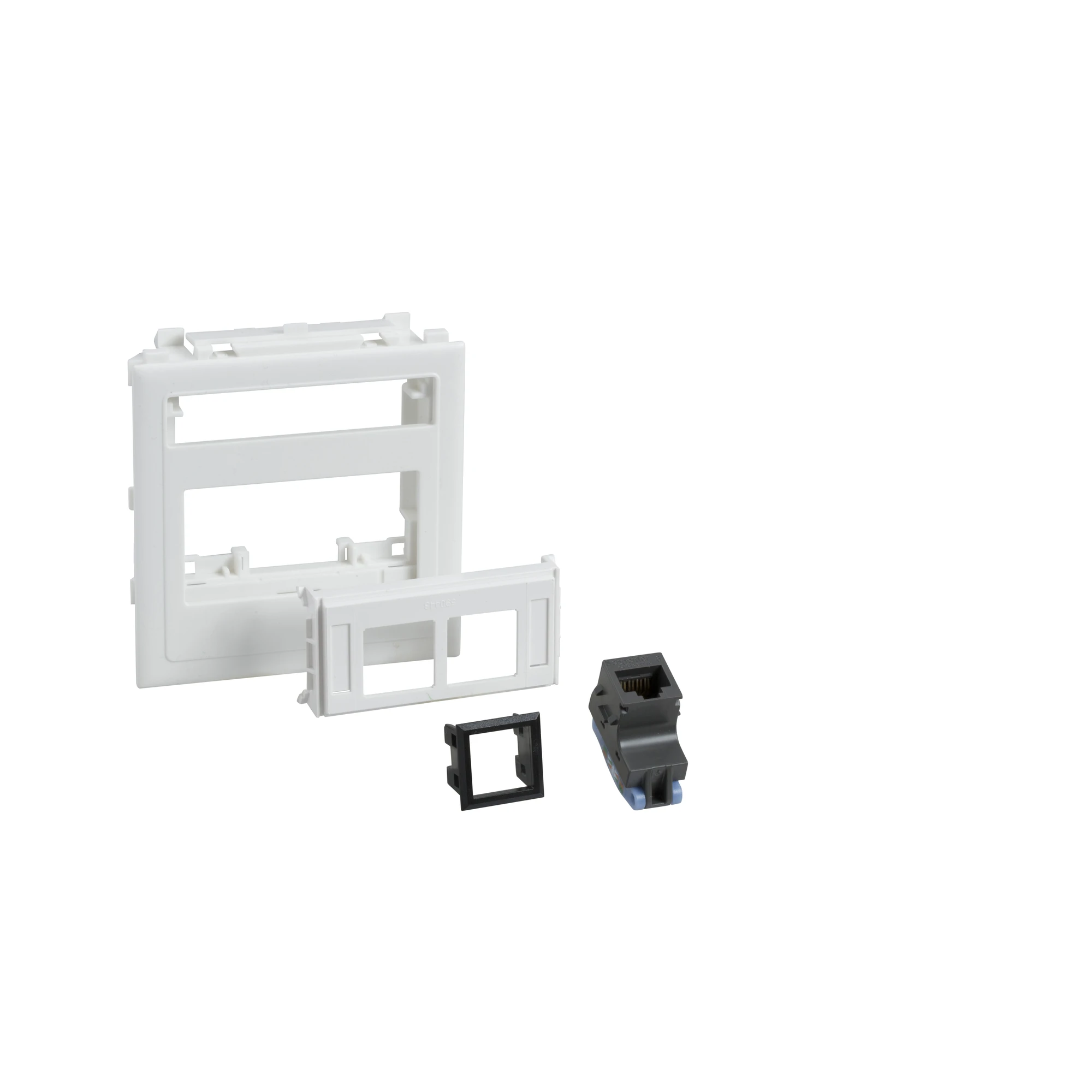 Schneider Electric 5974096 Flat connection set 2XActassi 250 cat6 UTP white RAL9016 Type:CYB-DP (img_001)