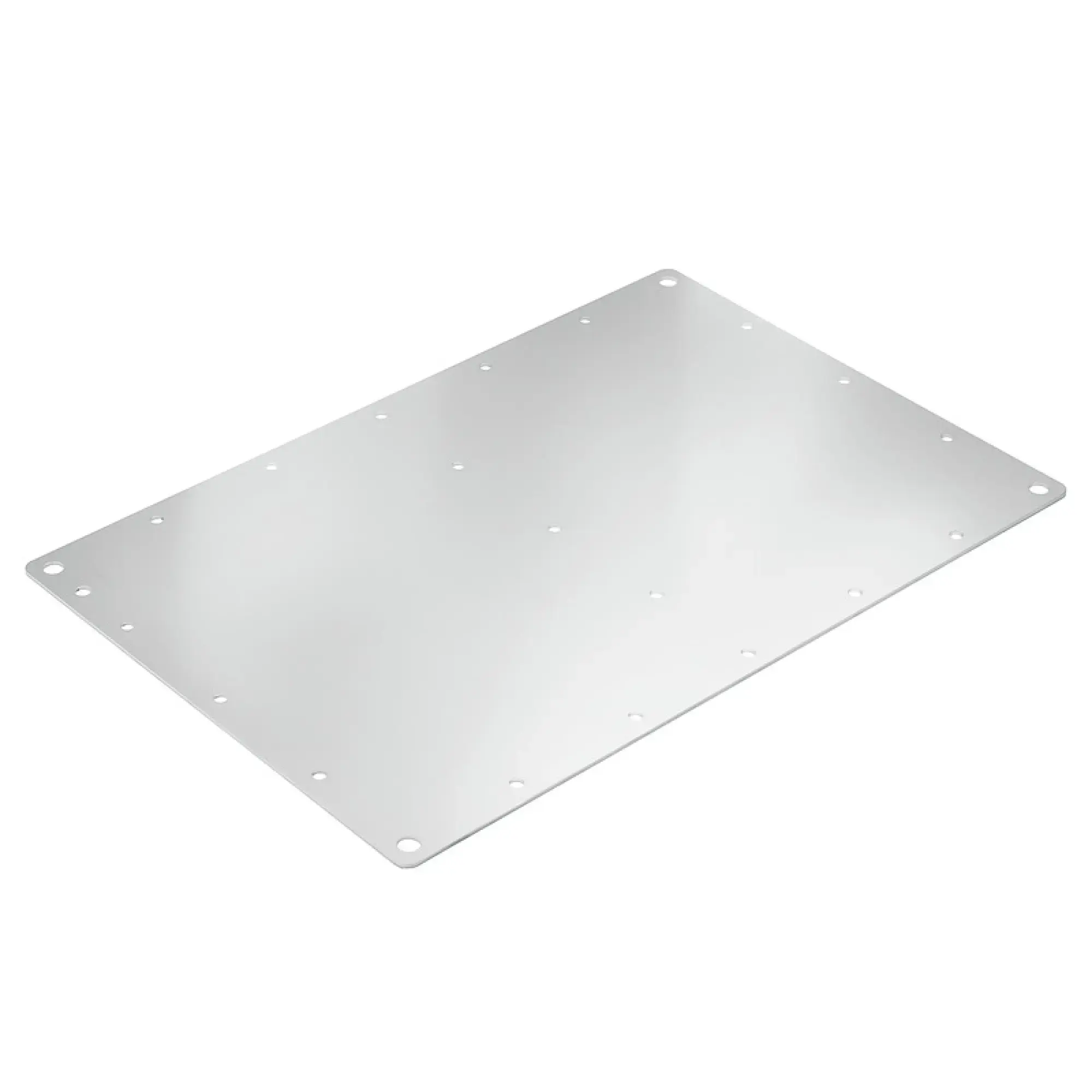Weidmüller 1194000000 Mounting plate (Housing), Klippon TB (Terminal Box), 419 x 425 x 1.5 mm, Sheet steel, galvanized, silver (img_001)