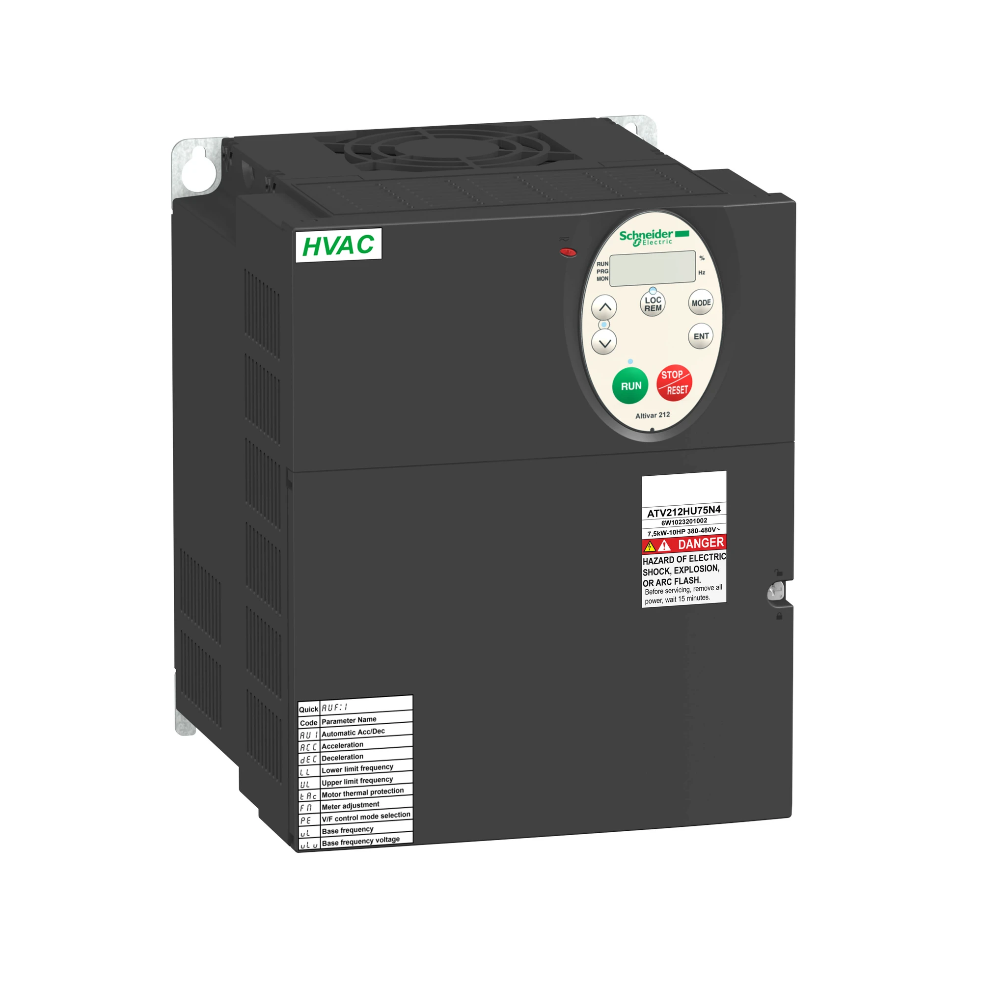 Schneider Electric ATV212HD11N4 Variable Frequency Drive ATV212, 11kW, 480V, 3-ph., EMC, IP21 (img_001)