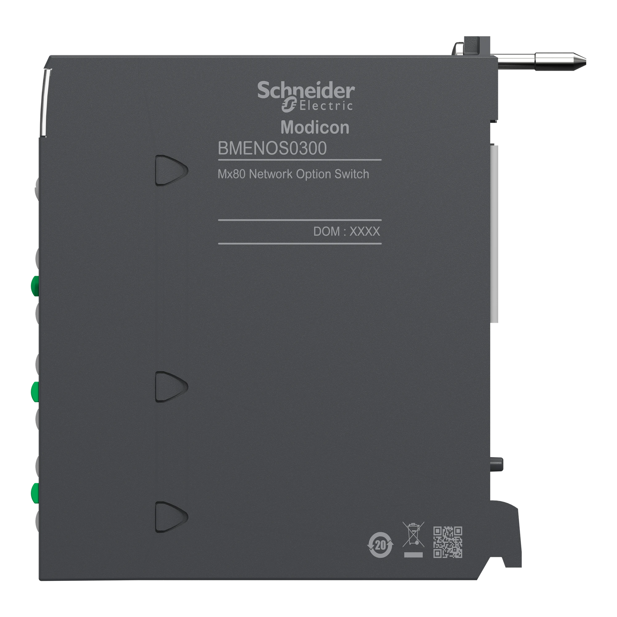 Schneider Electric BMENOS0300 Modicon M580 and X80 Ethernet Switch, for Ethernet Module Carrier (img_007)