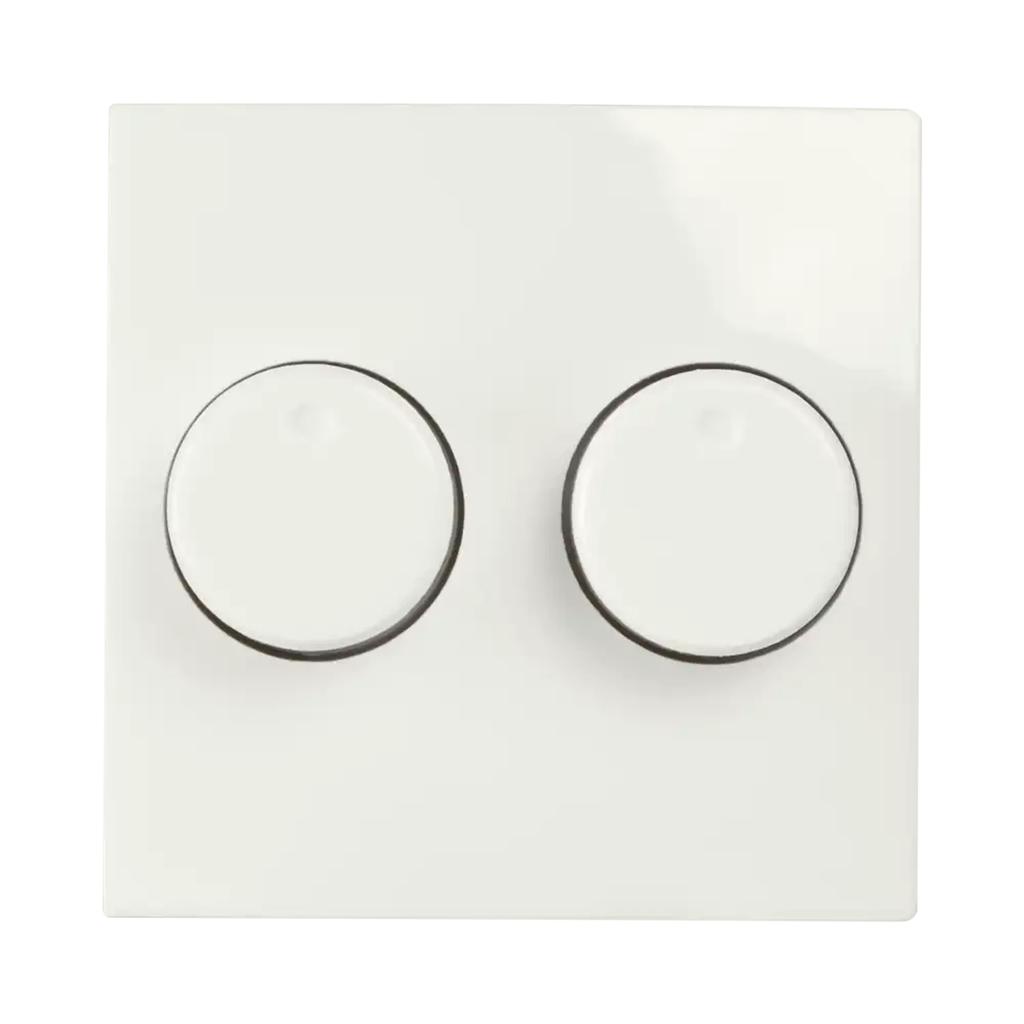 ION INDUSTRIES 20.302.414 Central plate Dimmer button Duo E1 Alpine White (img_001)