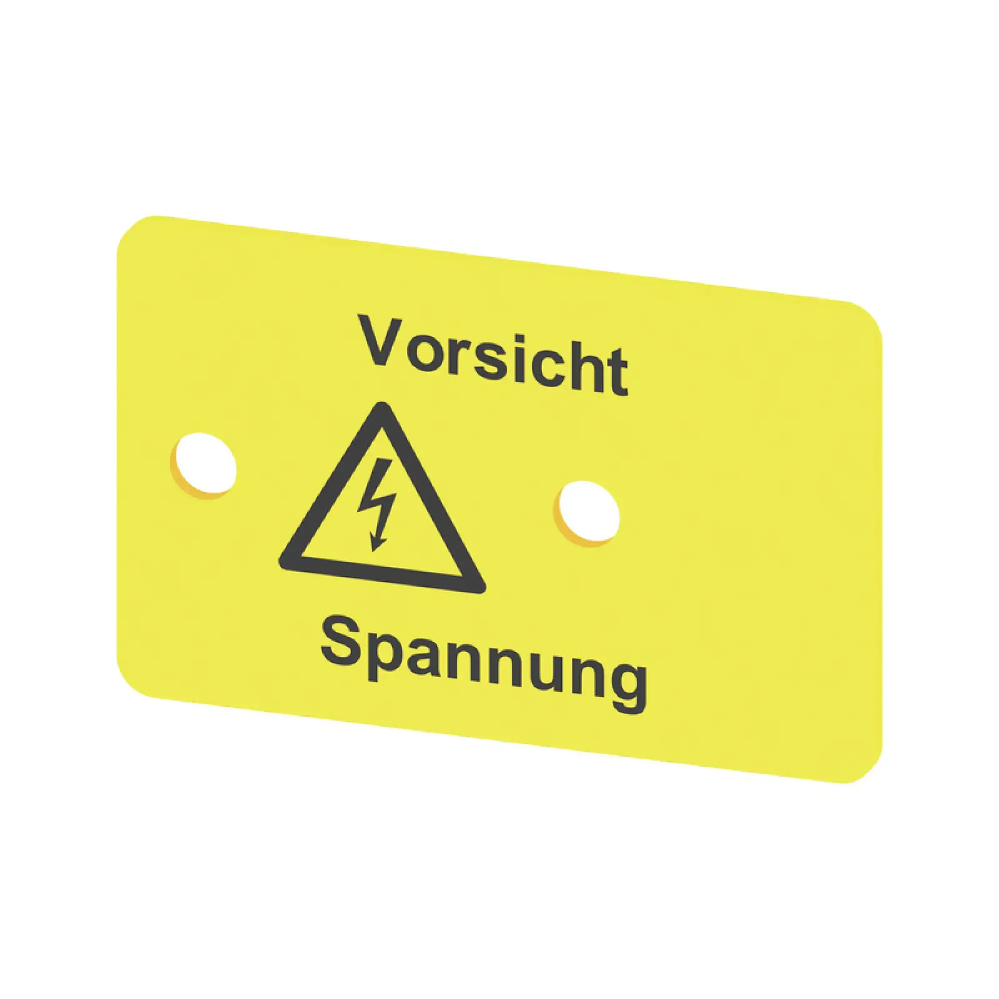 Weidmüller 0178600000 Terminal cover, yellow, PVC, Height: 39.6 mm, Width: 25 mm, Depth: 1 mm, HB (img_001)