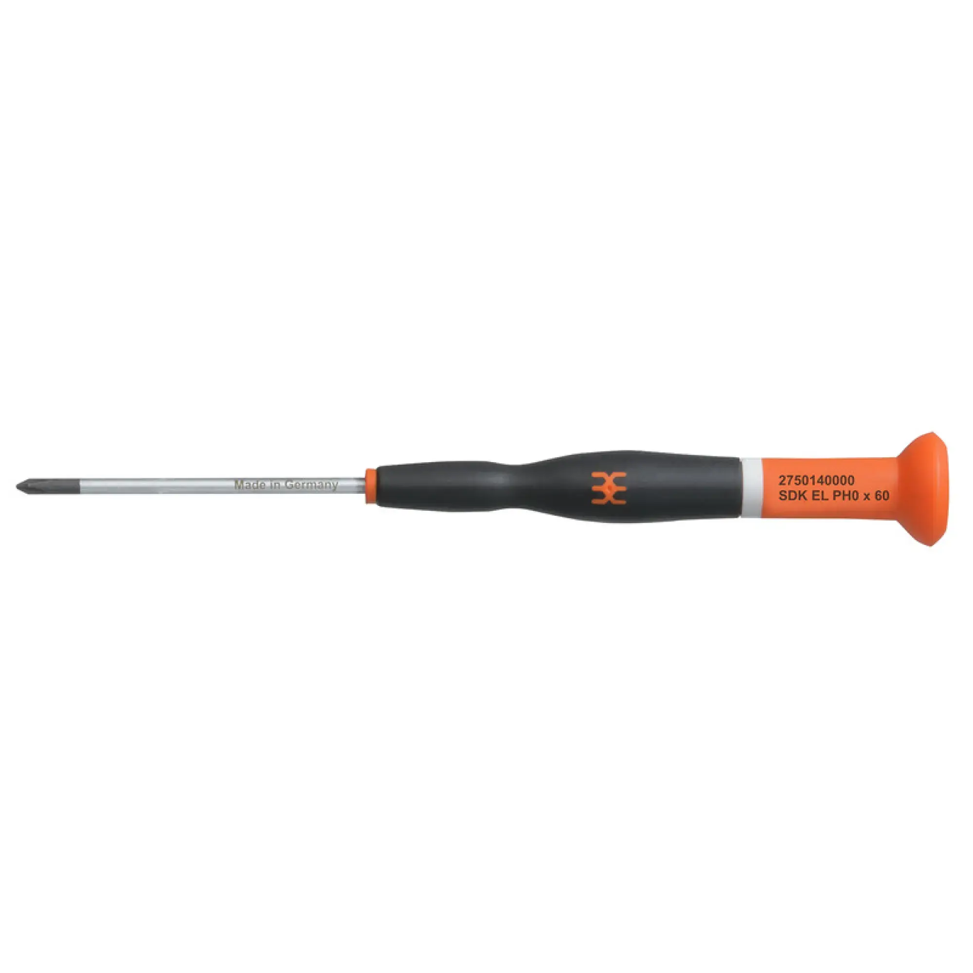Weidmüller 2750140000 Crosshead screwdriver, Form: Crosshead, Philips, Size: 0, Blade length: 60 mm (img_001)