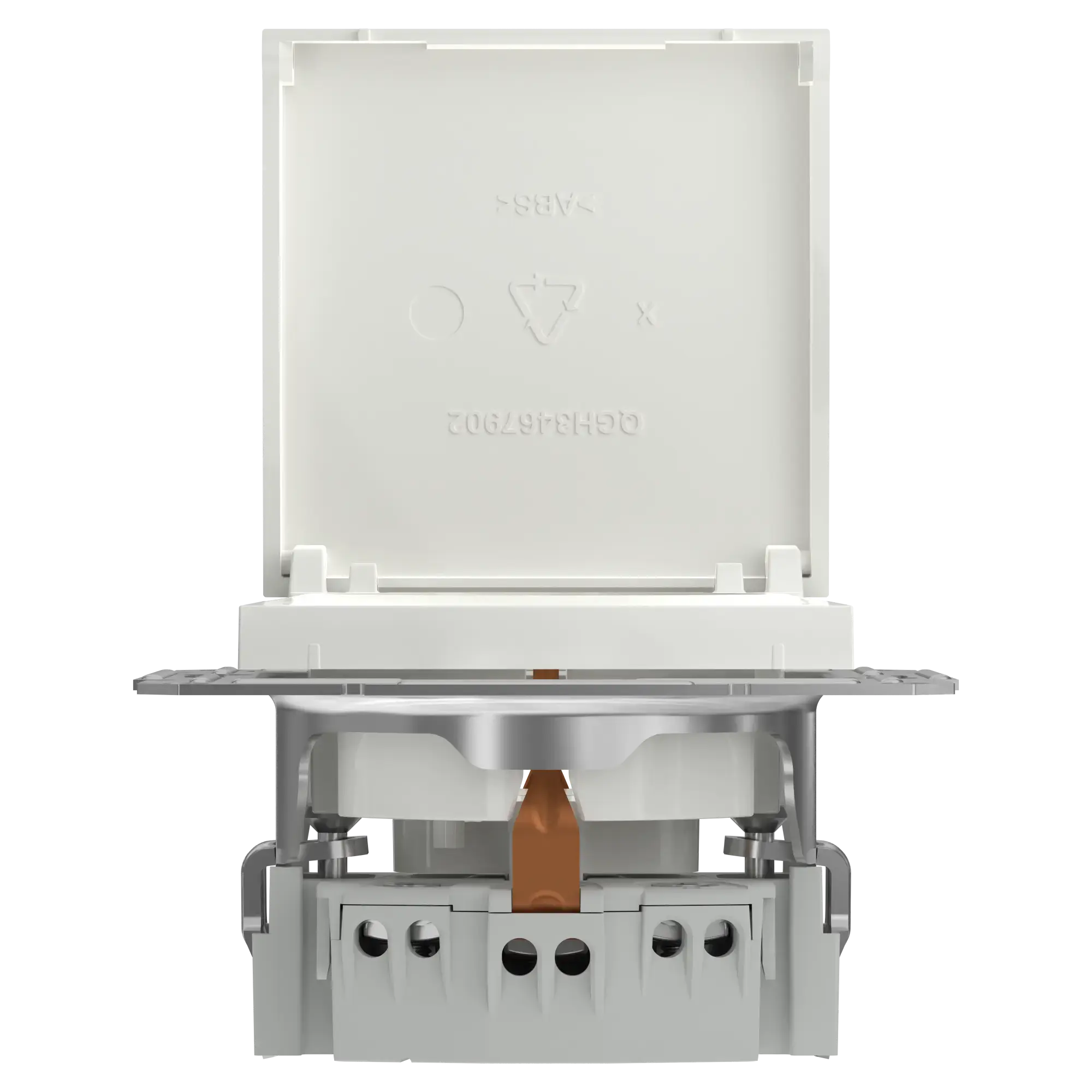 Schneider Electric EPH3170121D Socket Outlet 16A with Hinged Cover flush-mounted, white, Asfora (img_008)