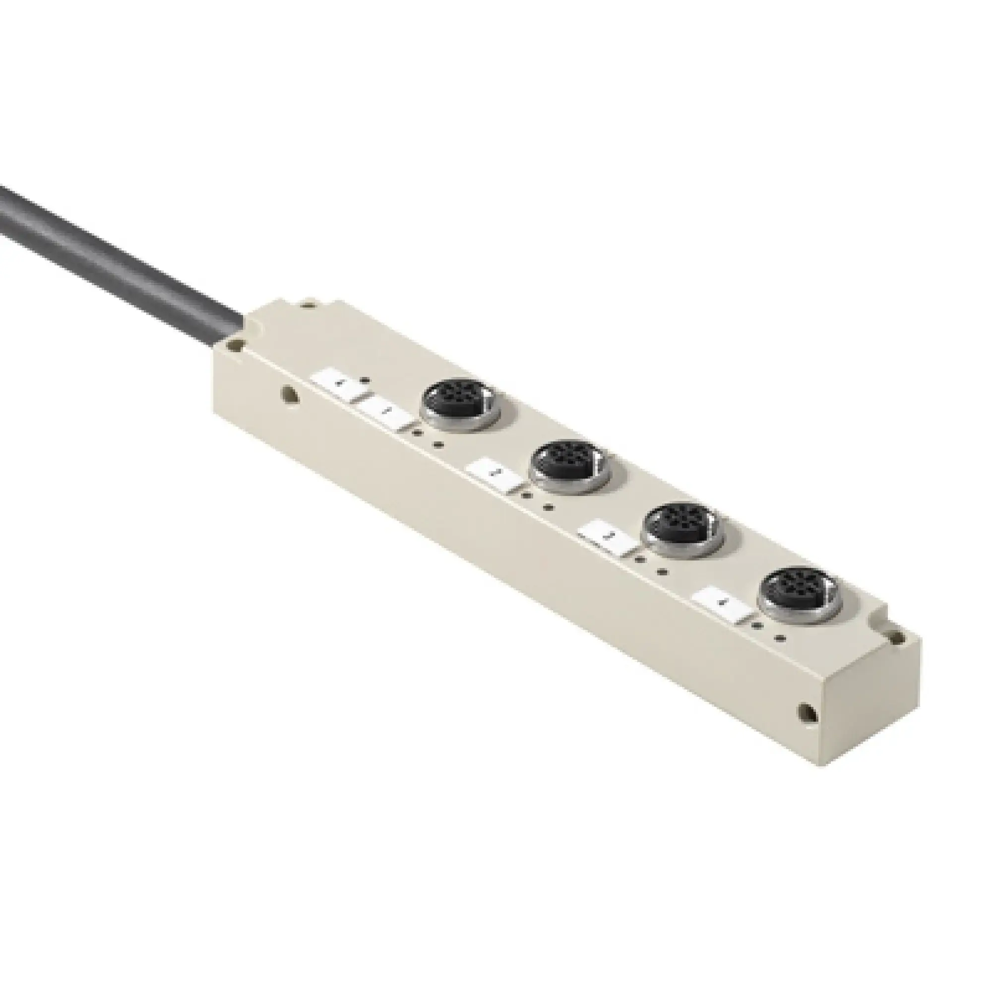 Weidmüller 1070640000 Sensor-actuator passive distributor (with cable), Fixed cable version, M12, 30 V, A-coded, LED: Yes, LED initiator: Yes, Wiring type: PNP (img_001)