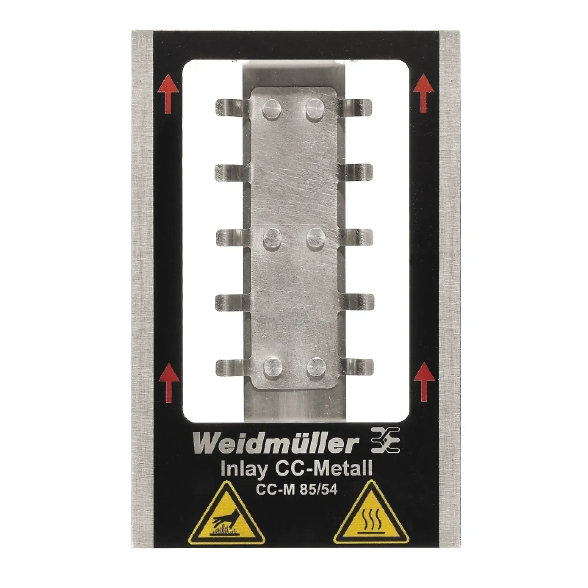 Weidmüller 1341030000 Inlay (device marking), Marker type: CC-M 85/54, Version: Holder for 1 sign (img_001)