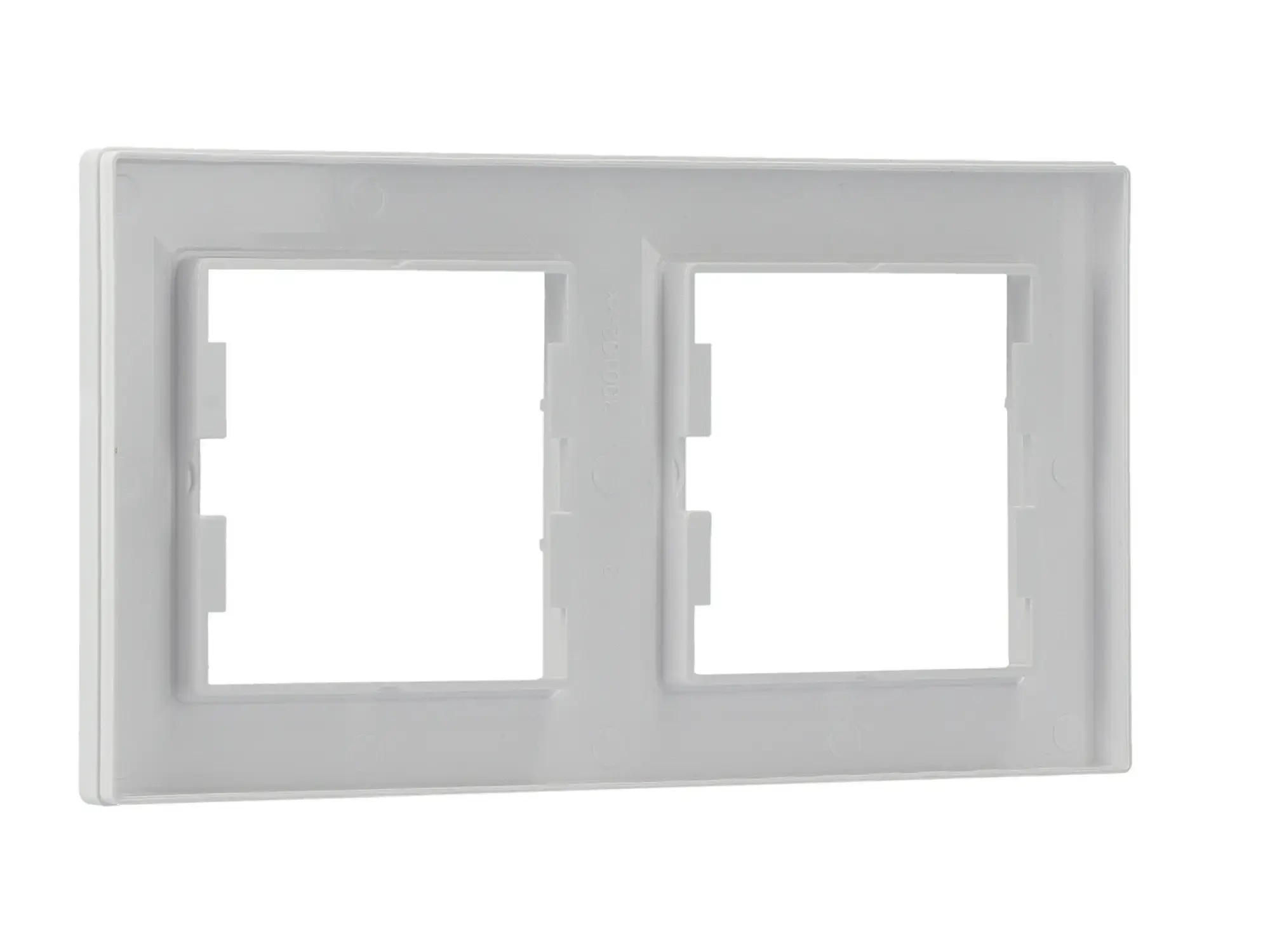 Schneider Electric EPH5800221D 2-Gang Frame Horizontal, white, Asfora (img_009)
