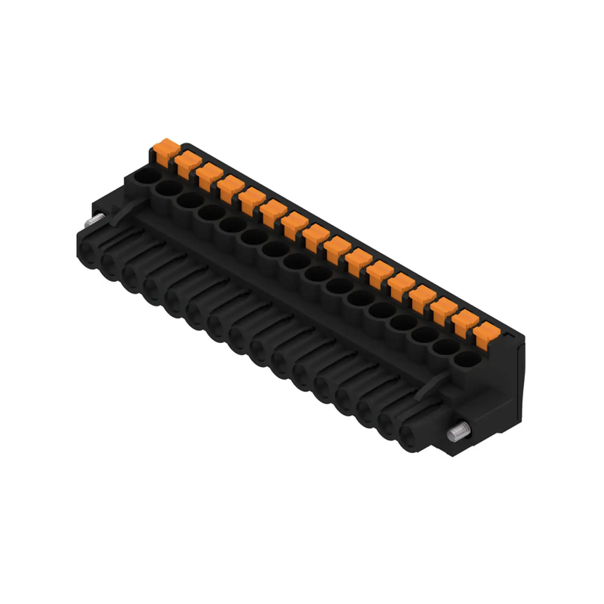 Weidmüller 1000360001 PCB connector (wire connection), 320 V, 24 A, Pitch in mm: 5.08, 3.31 mm², Number of poles: 16, PUSH IN with actuator, Box (img_001)
