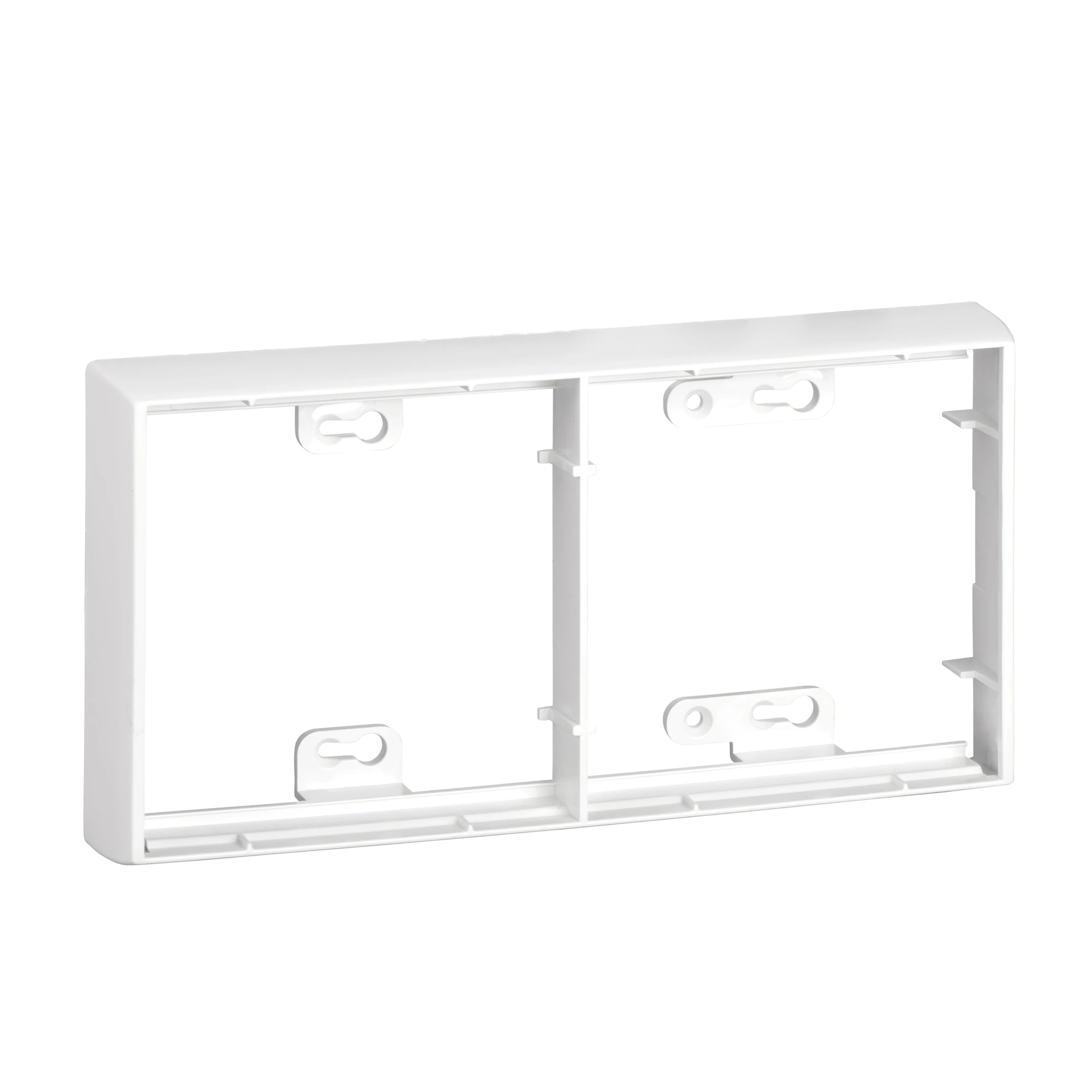 Schneider Electric 5971170 Mounting frame 2-gang flush for CYB-BK/AD1 white RAL9016 TYPE:CYB-MF2L R9016 (img_001)