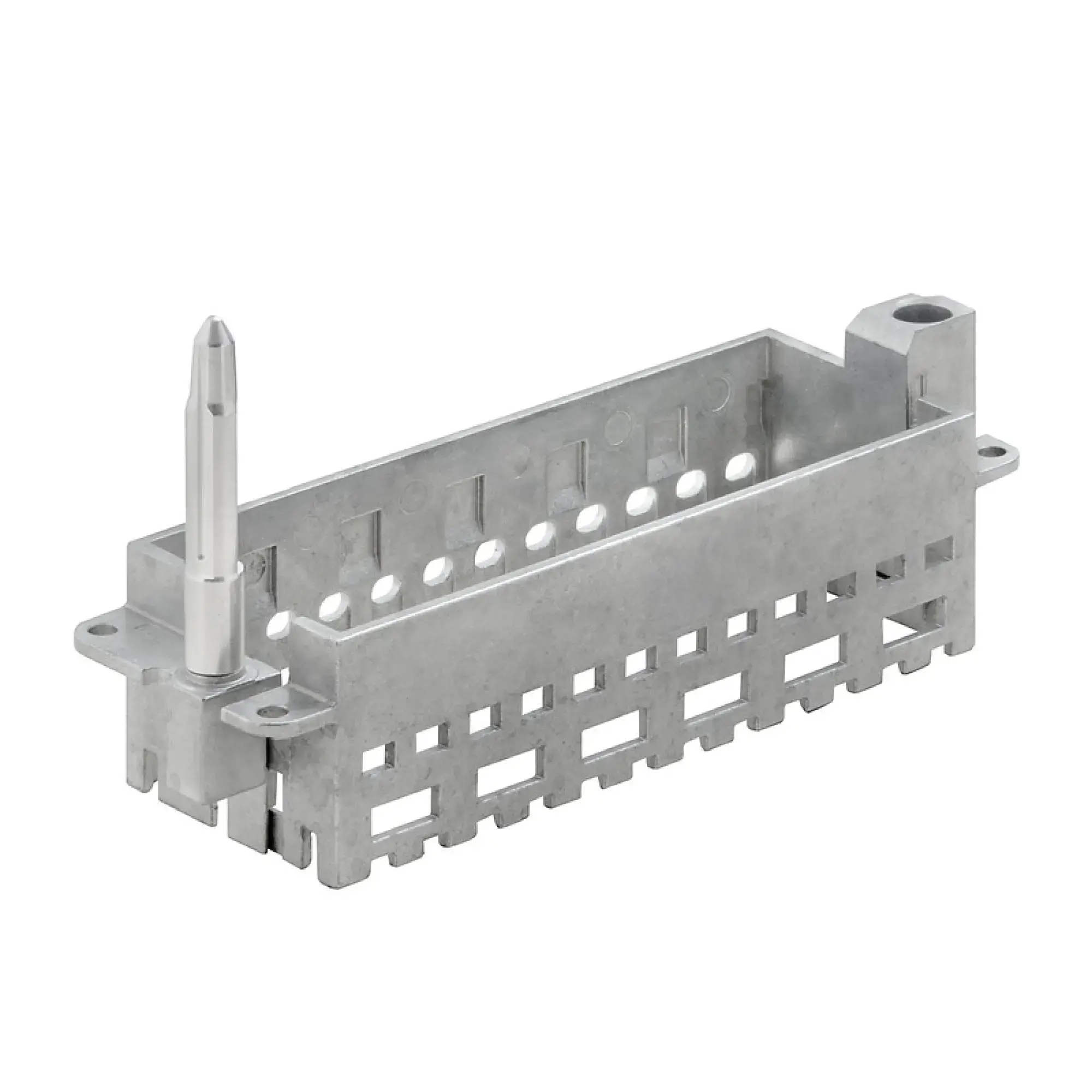 Weidmüller 2737030000 Frame for industrial connector, Series: ModuPlug, Size: 8, Number of slots: 6, Diecast zinc (img_001)