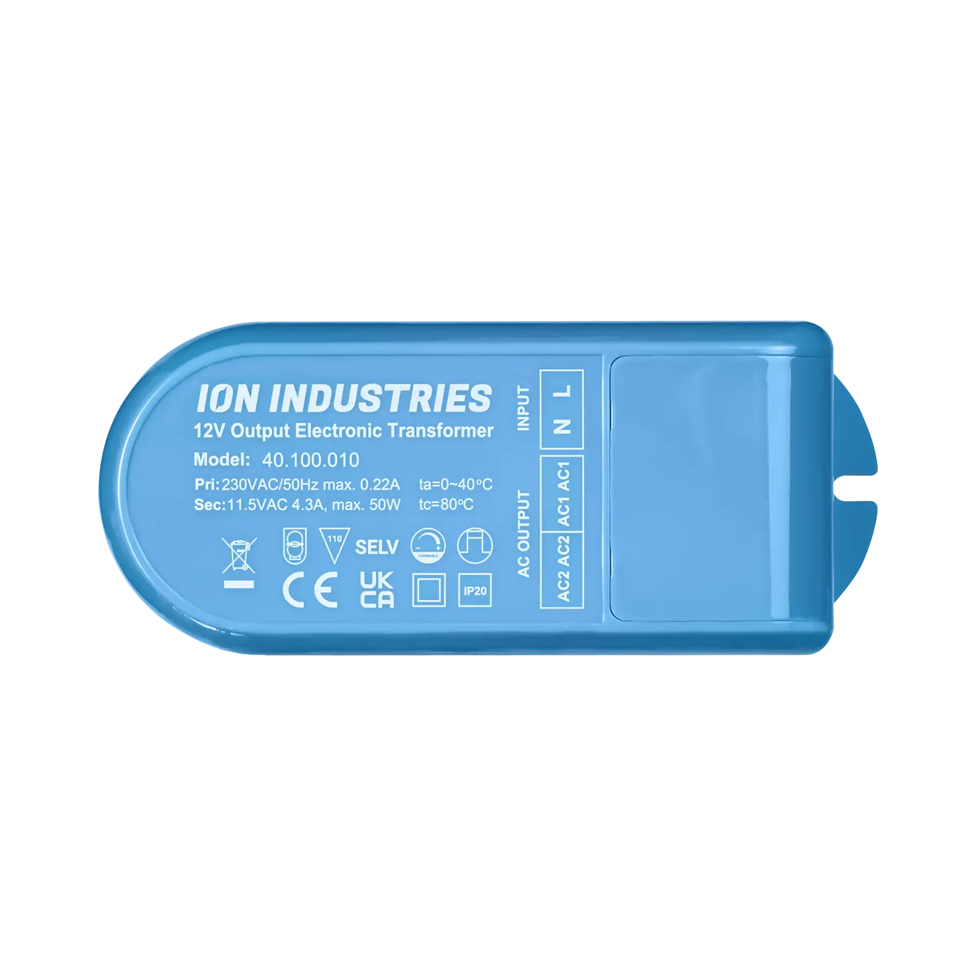 ION INDUSTRIES 40.100.010 12 Volt LED Driver 50 Watt (img_001)