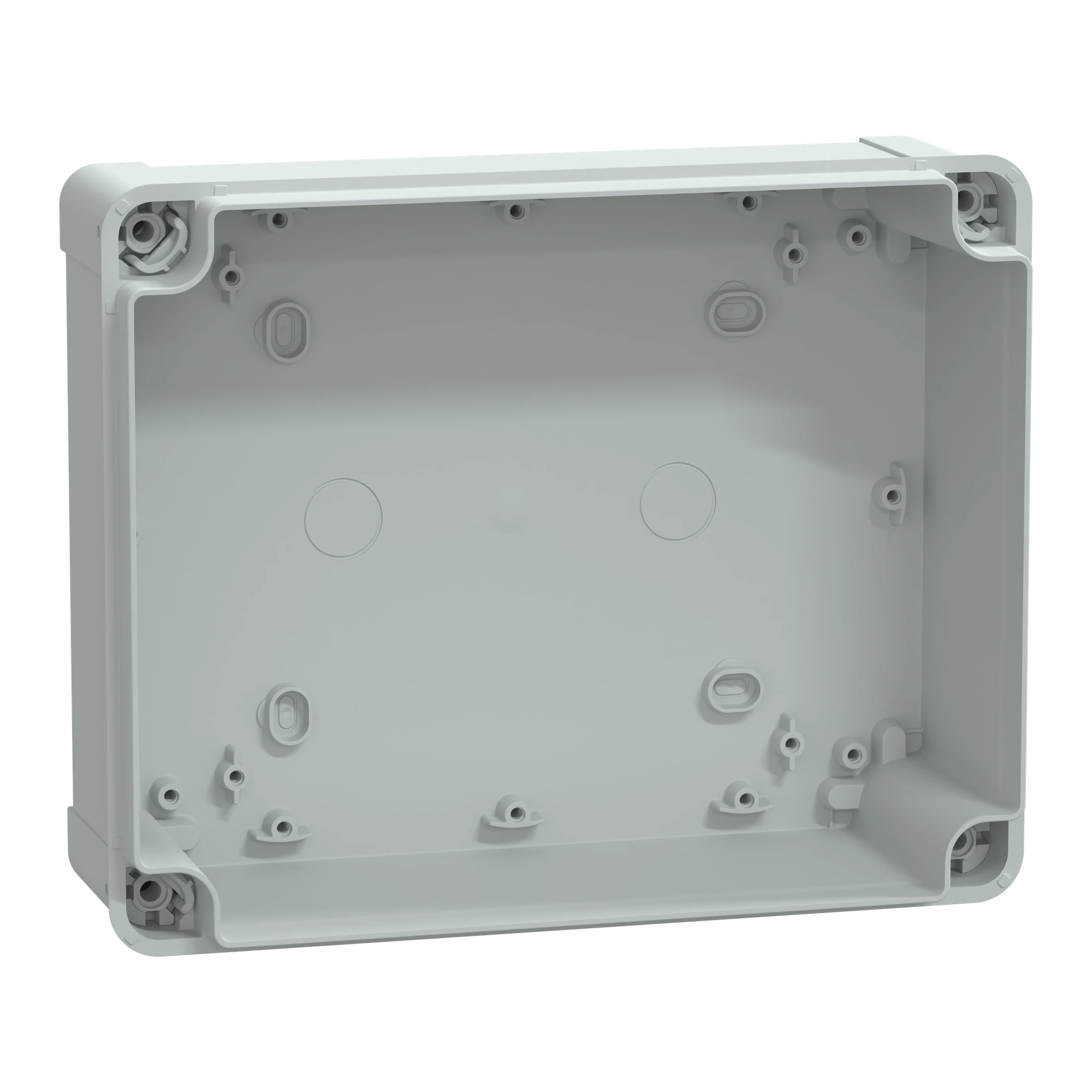 Schneider Electric NSYTBS24198T Enc. ABS IP66 IK07 RAL7035 InnerH225W175D80OuterH241W194D87 transp. coverH20 (img_002)