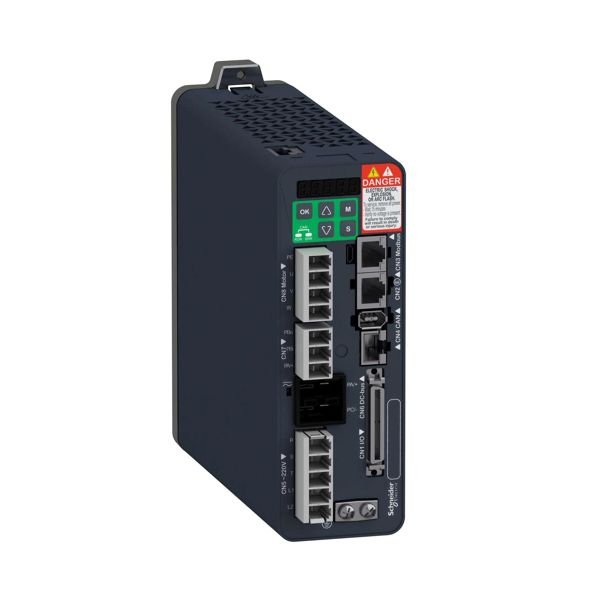 Schneider Electric LXM28SU20M3X Servo amplifier, Lexium 28, 2000W, Sercos III, 200-240VAC, 3-phase (img_001)
