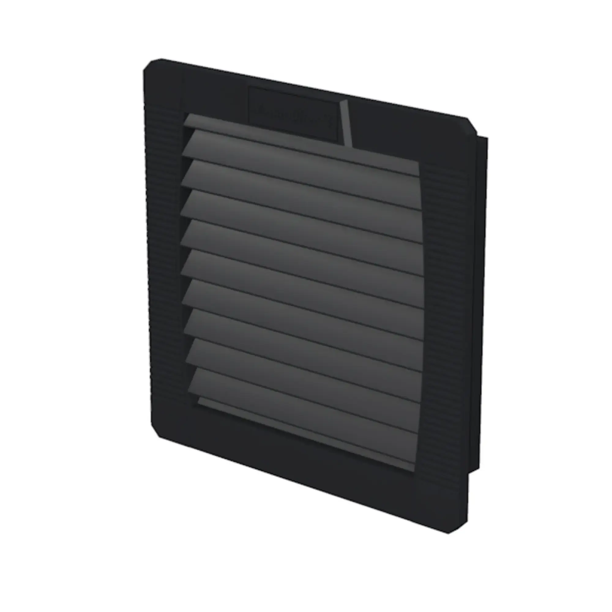 Weidmüller 2557560000 Exhaust filter (cabinet), IP54, black, EMC version: EN 61000-3-2,-3, EN 61000-6-2, 3 (img_001)