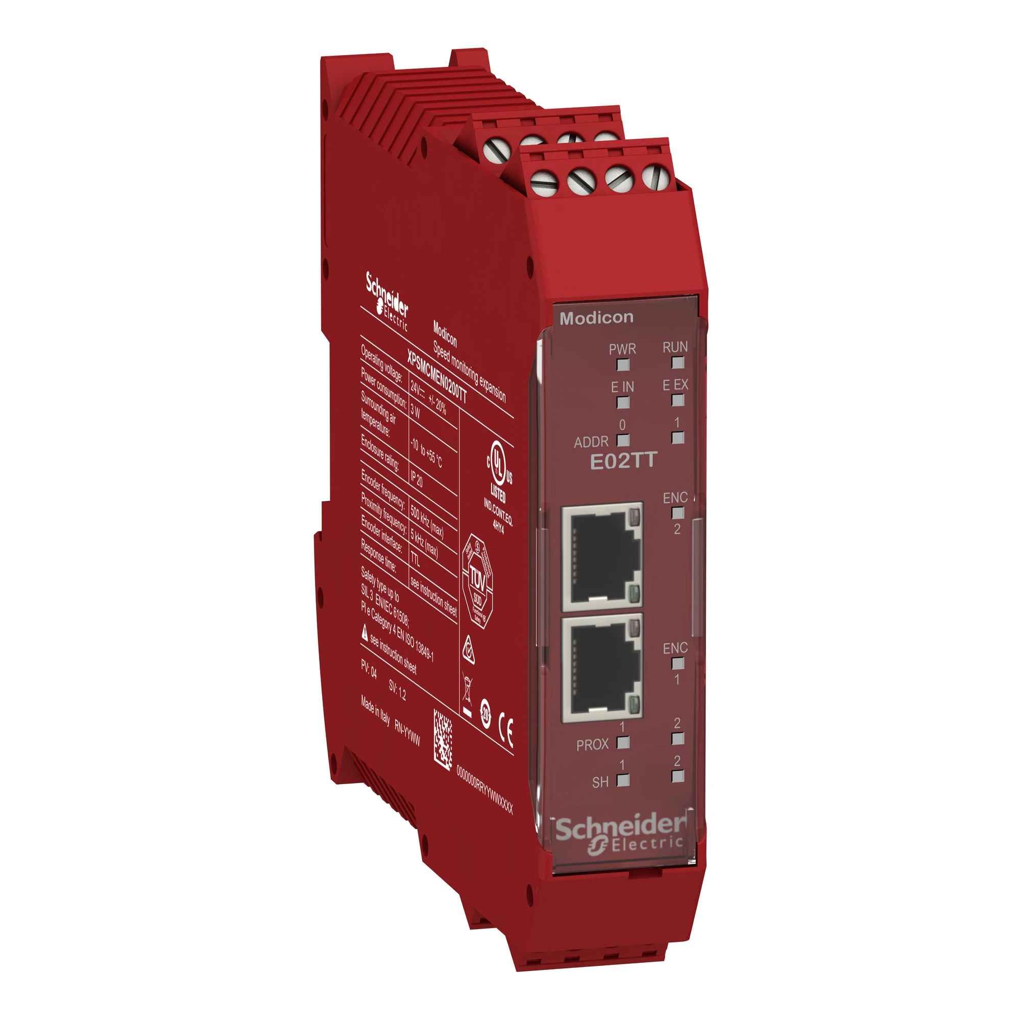 Schneider Electric XPSMCMEN0200TT Speed Control Expansion Module Modicon XPSMCM, 2 Encoder TTL, Screw Terminals (img_001)