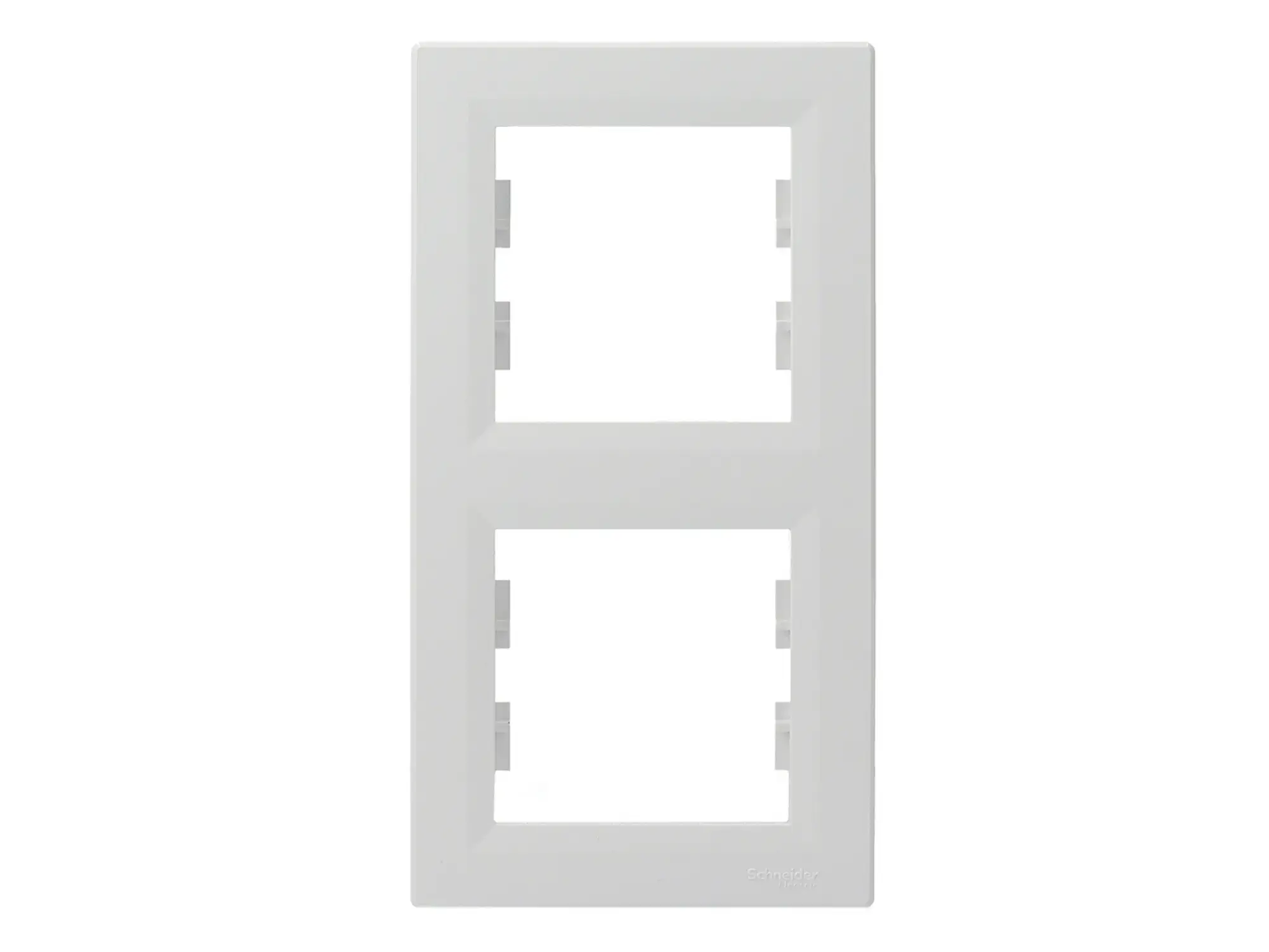 Schneider Electric EPH5810221D 2-Gang Frame Vertical, white, Asfora (img_001)