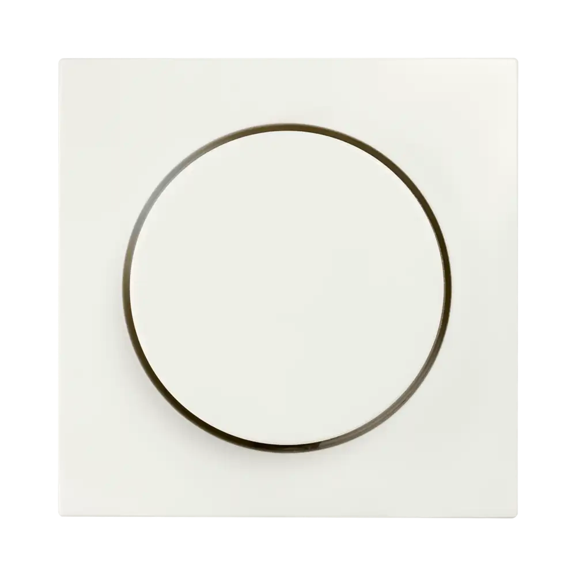 ION INDUSTRIES 20.302.315 Central plate Dimmer button Single E1 Matt Alpine White (img_001)