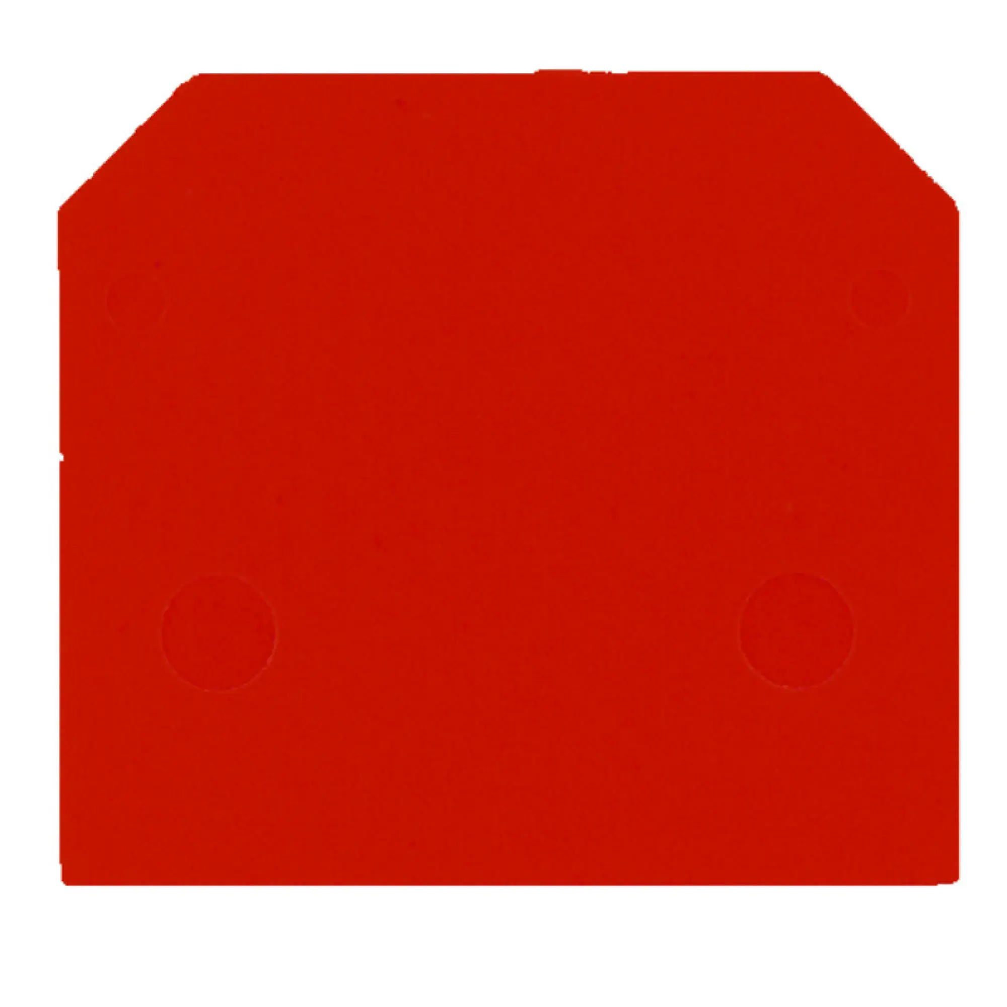 Weidmüller 0117900000 End plate (terminals), red, Height: 40 mm, Width: 1.5 mm, V-2, PA 66 (img_001)