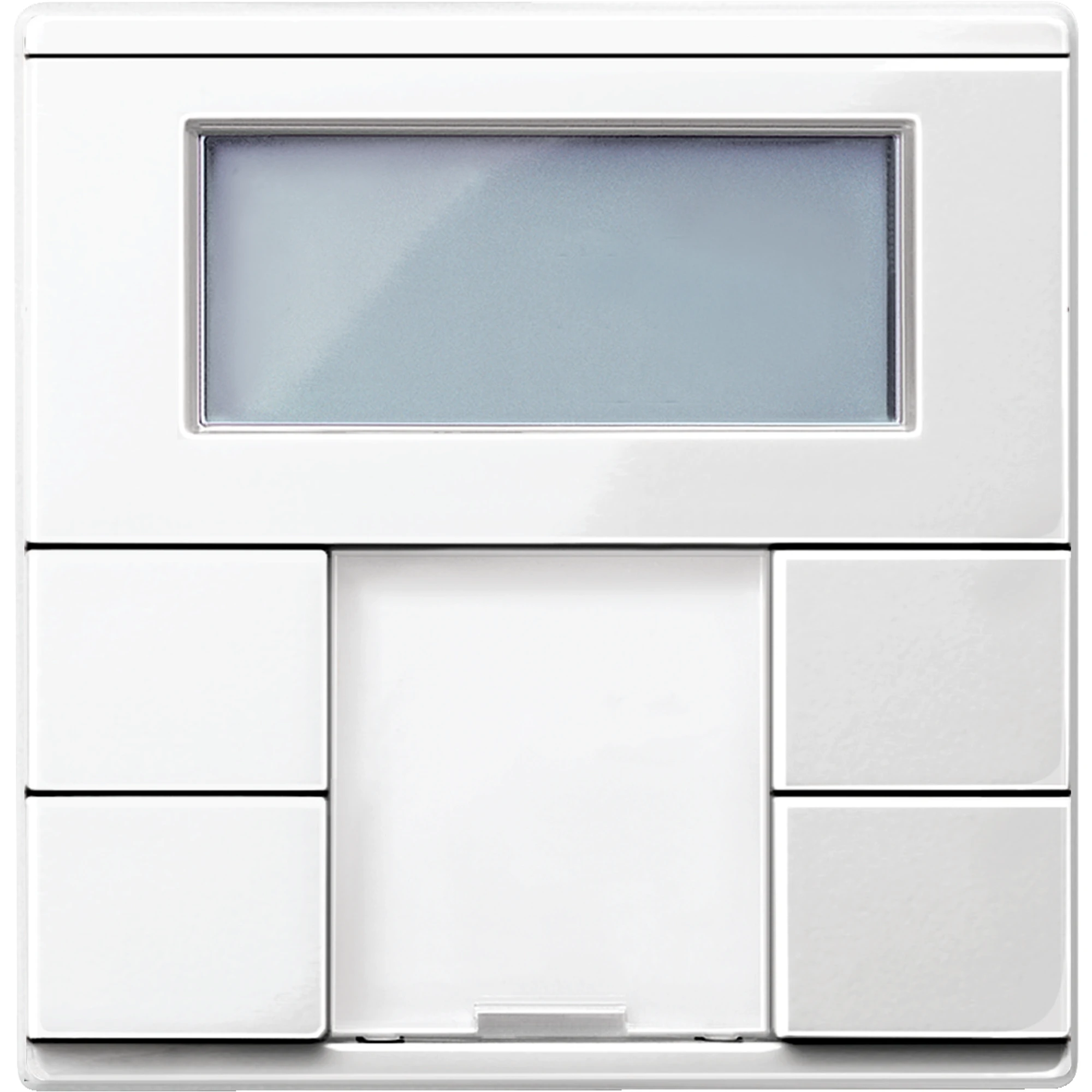Schneider Electric MTN6212-0319 Double switch with room temperature controller, glossy polar white, System M (img_001)