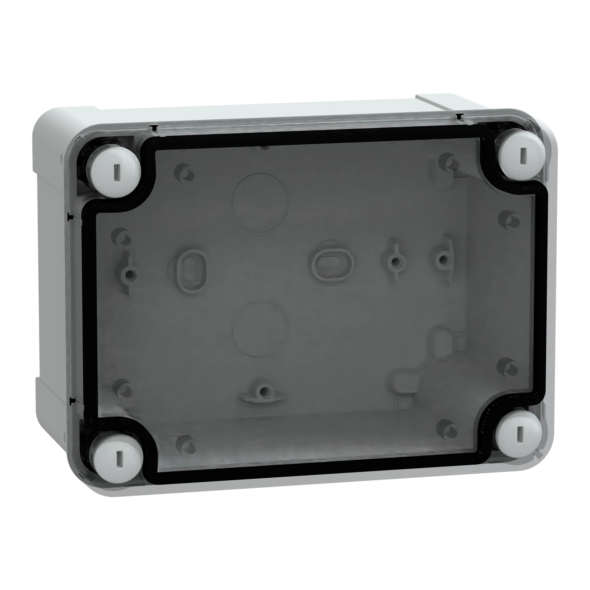 Schneider Electric NSYTBS16128T Enclosure ABS IP66 IK07 RAL7035 Int.H150W105D80Ext.H164W121D87 transparent CoverH20 (img_001)