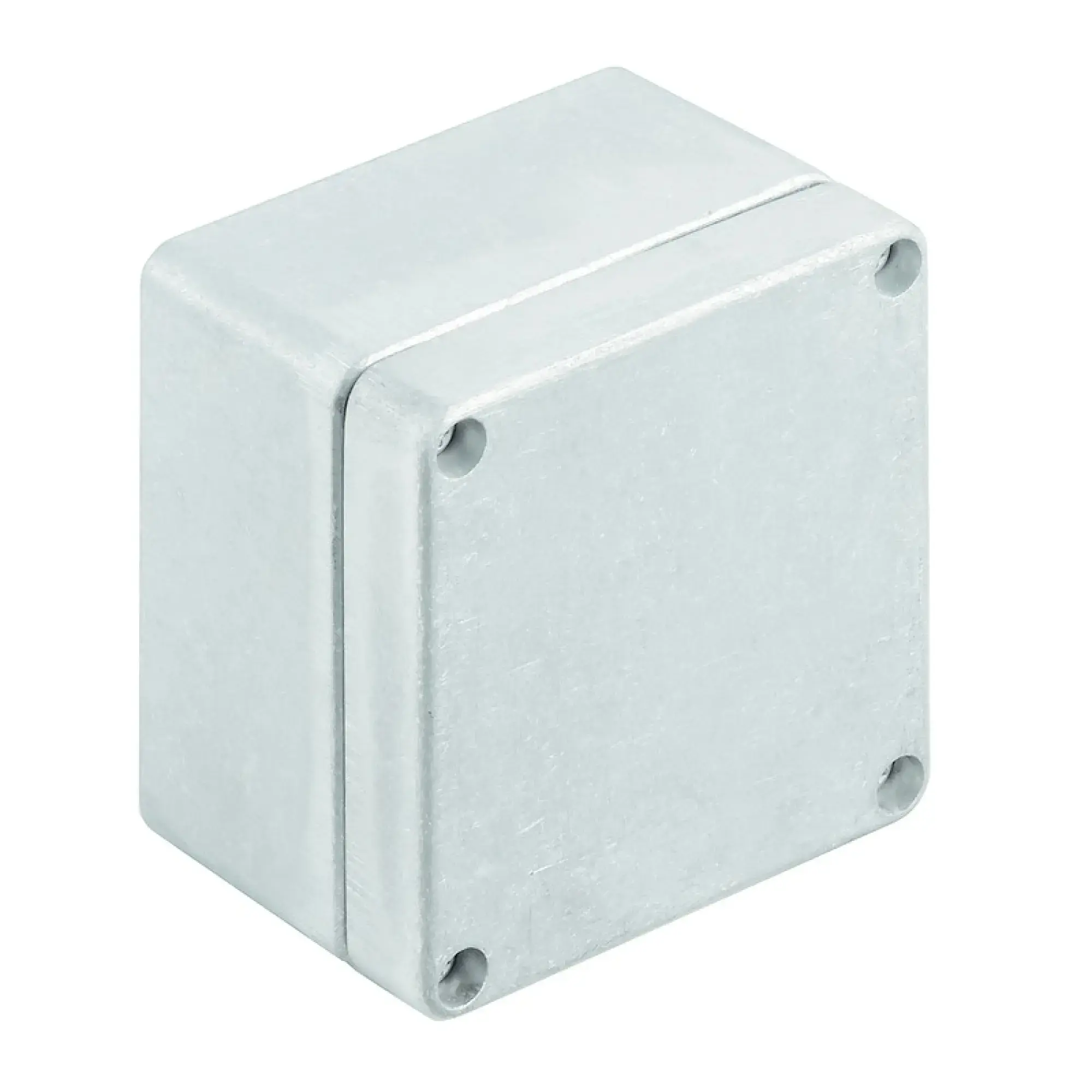 Weidmüller 0573300000 Metal housing, Width: 75 mm, Height: 80 mm, Depth: 57 mm, untreated, Flange plate: No, M4 torx stainless steel screws with slot (img_001)
