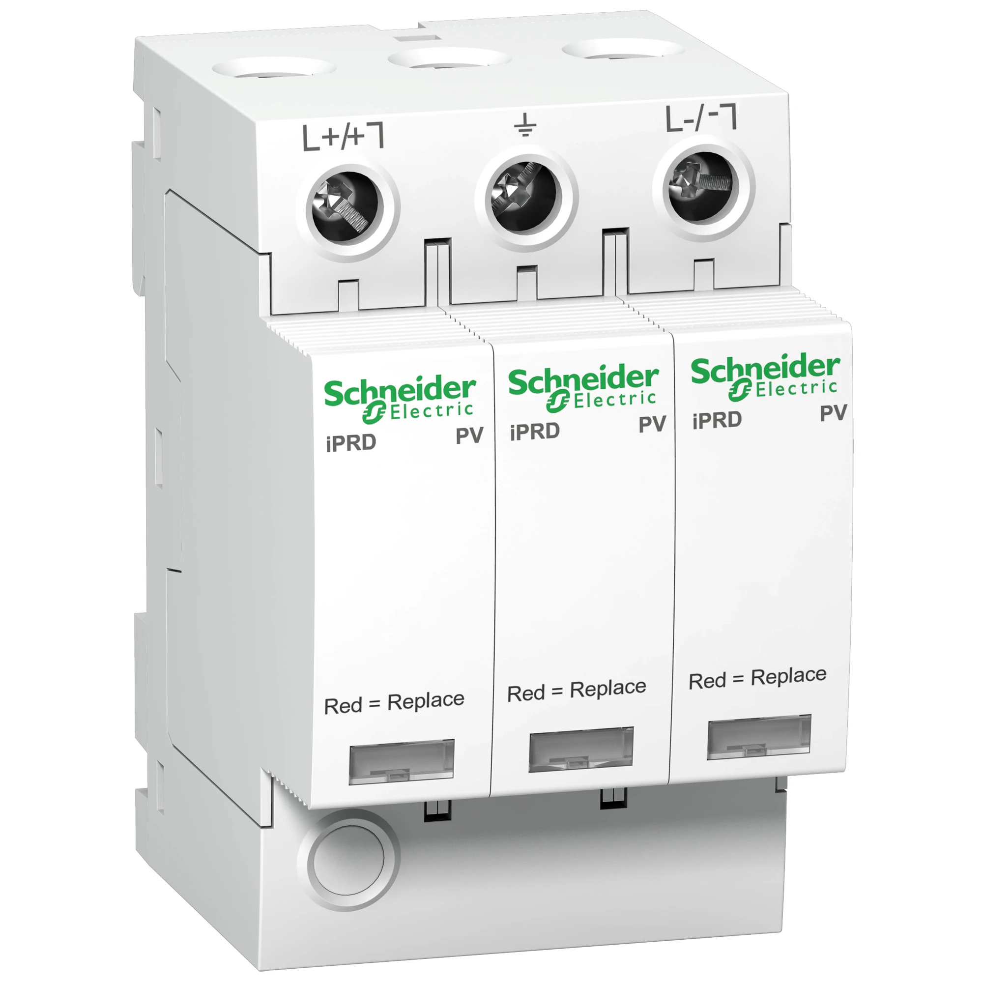 Schneider Electric A9L40281 Surge Protector iPRD PV-DC 40r 1000V, Type 2, 2P, remote signaling,Imax 40kA (img_001)